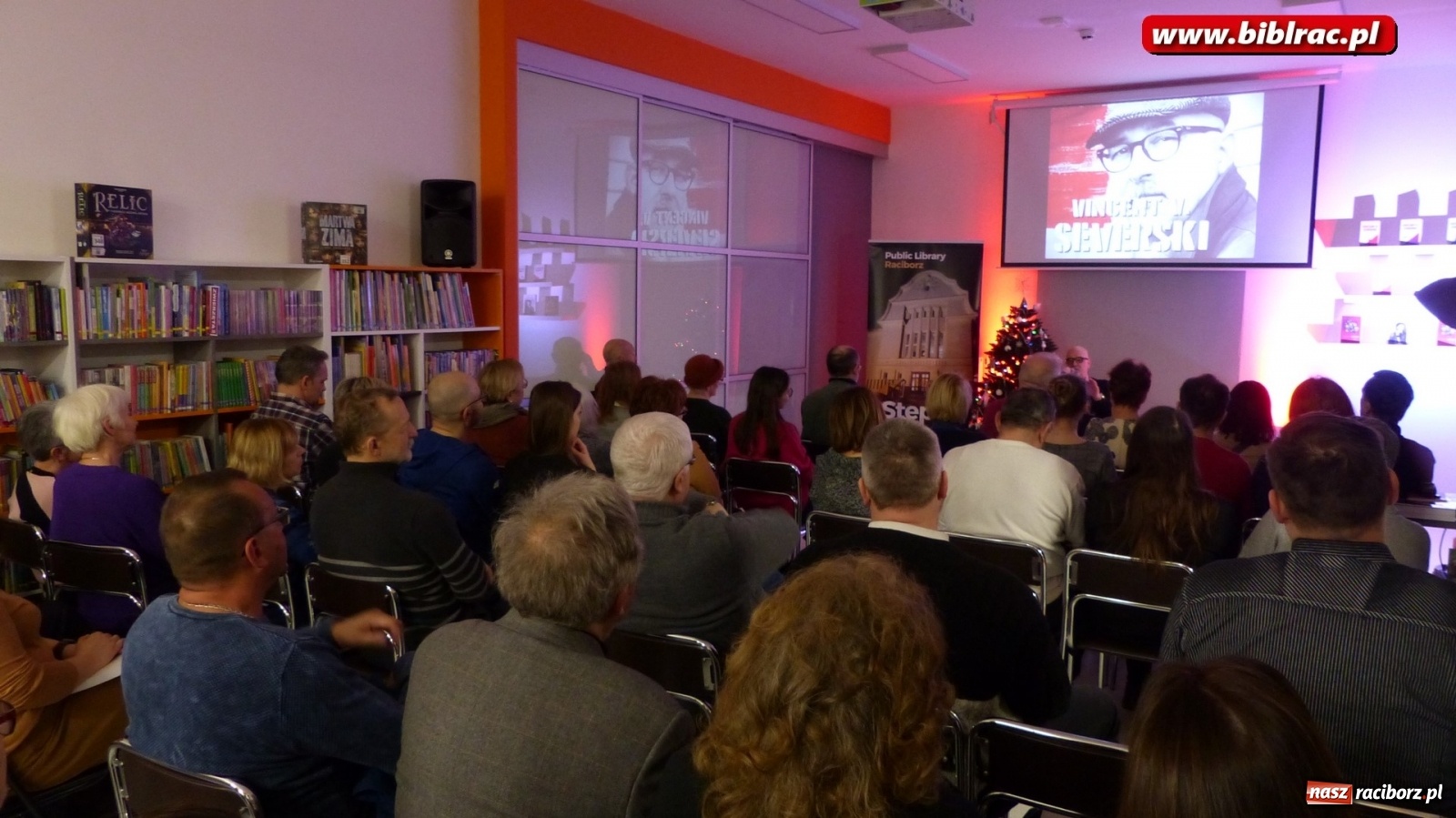 Zdjęcie w galerii na portalu naszraciborz.pl: Zawód szpieg. Vincent V. Severski gościł w raciborskiej książnicy wiadomości z regionu