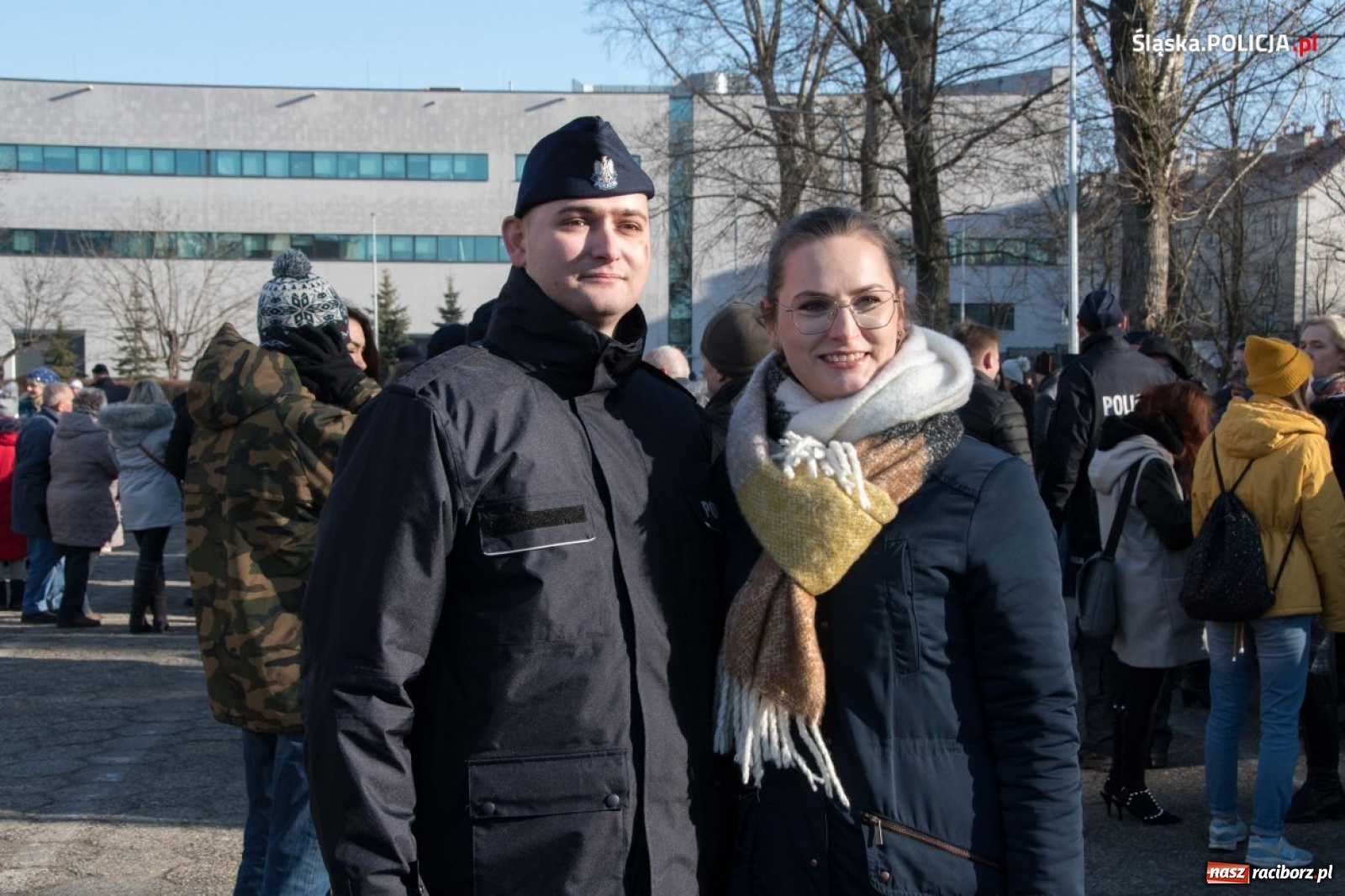 Zdjęcie w galerii na portalu naszraciborz.pl: Zimowe ślubowanie w policji. Trwa kolejny nabór  wiadomości z regionu