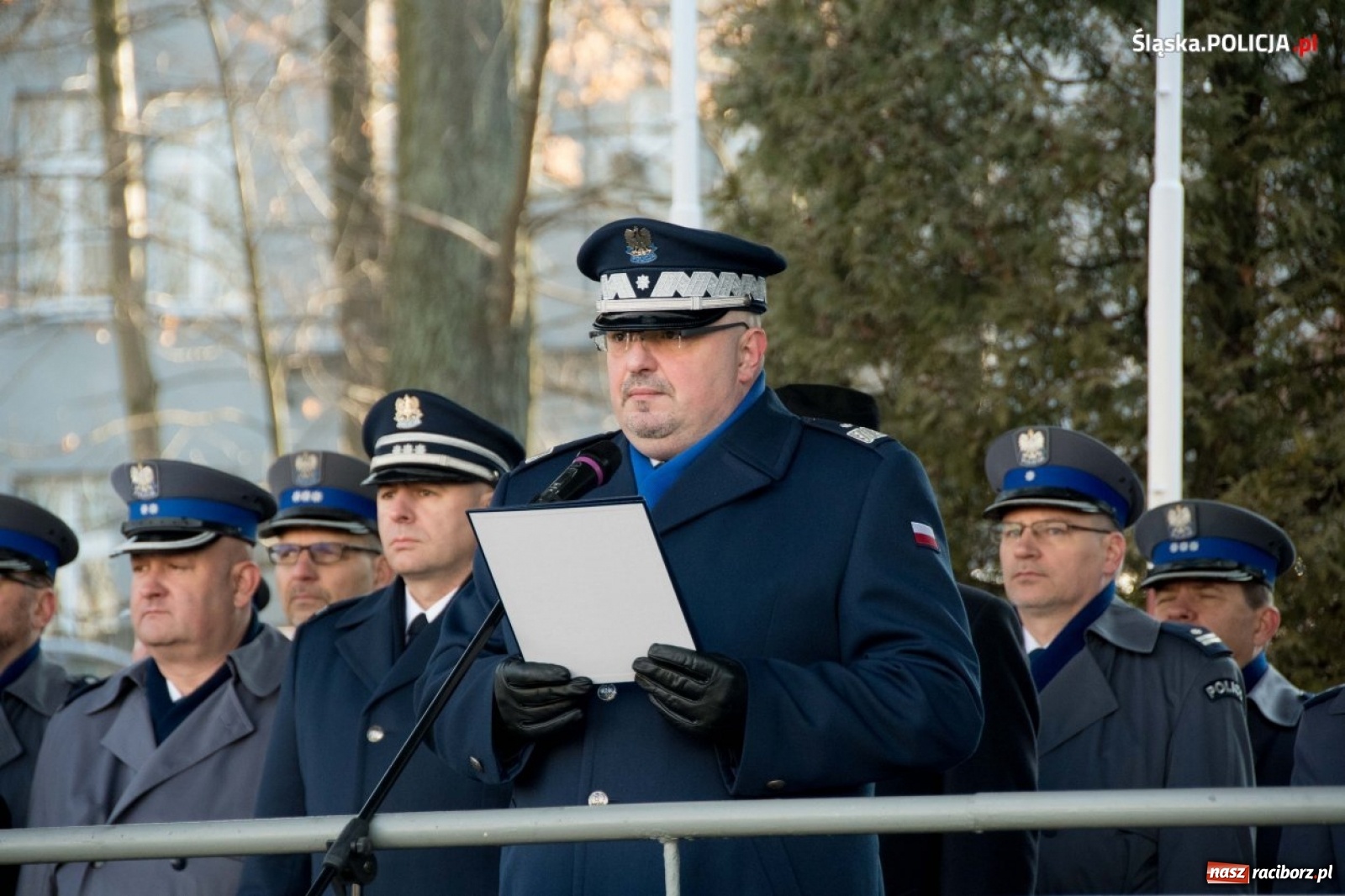 Zdjęcie w galerii na portalu naszraciborz.pl: Zimowe ślubowanie w policji. Trwa kolejny nabór  wiadomości z regionu