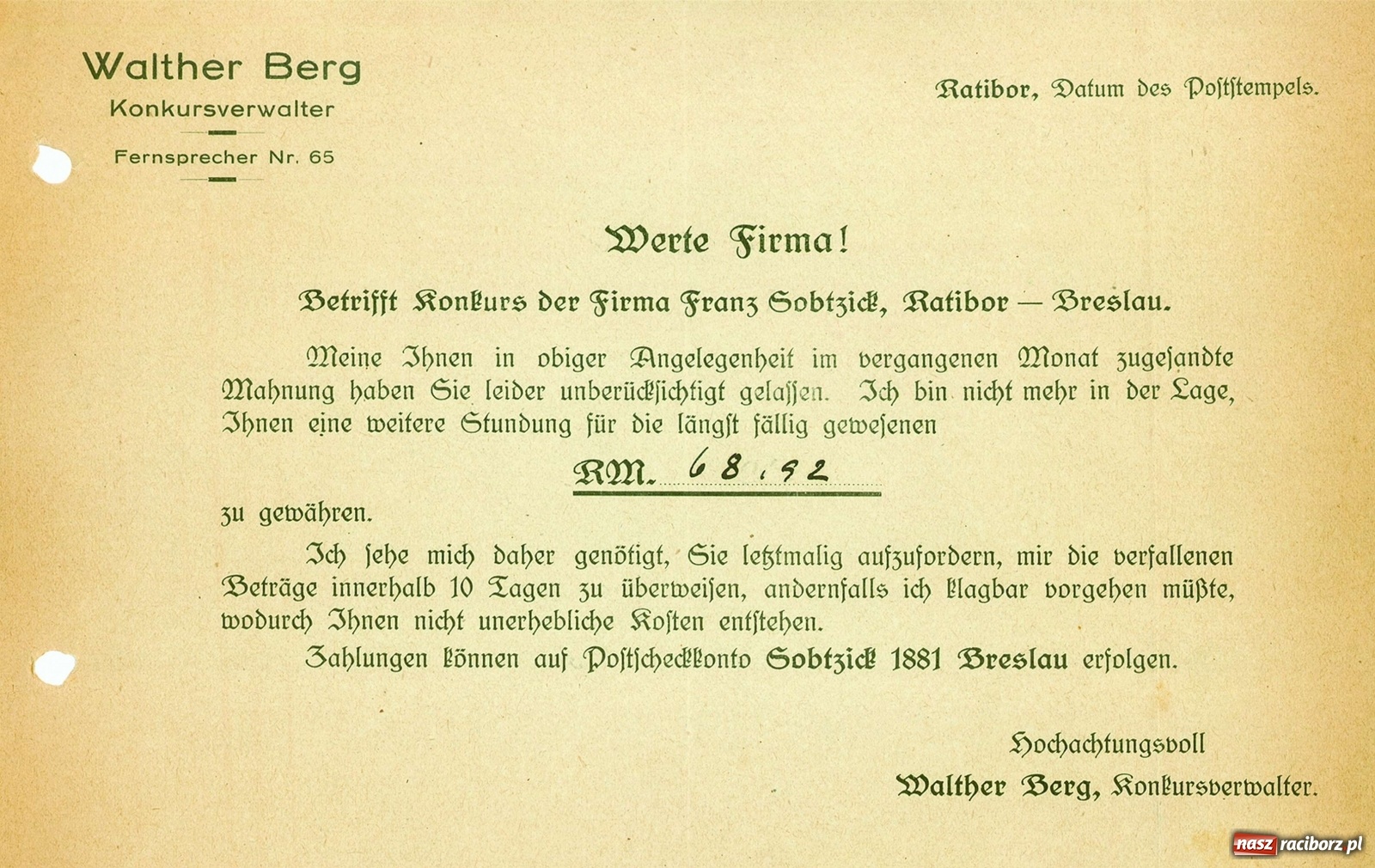 Zdjęcie w galerii na portalu naszraciborz.pl: Raciborski Willy Wonka. Słodkie imperium Felixa Sobtzicka  wiadomości z regionu