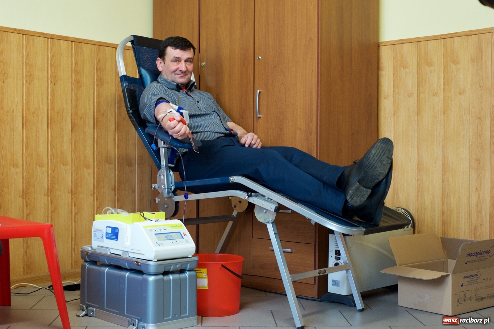 Zdjęcie w galerii na portalu naszraciborz.pl: Gorąca krew. Akcja zbiórki krwi w OSP Tworków wiadomości z regionu