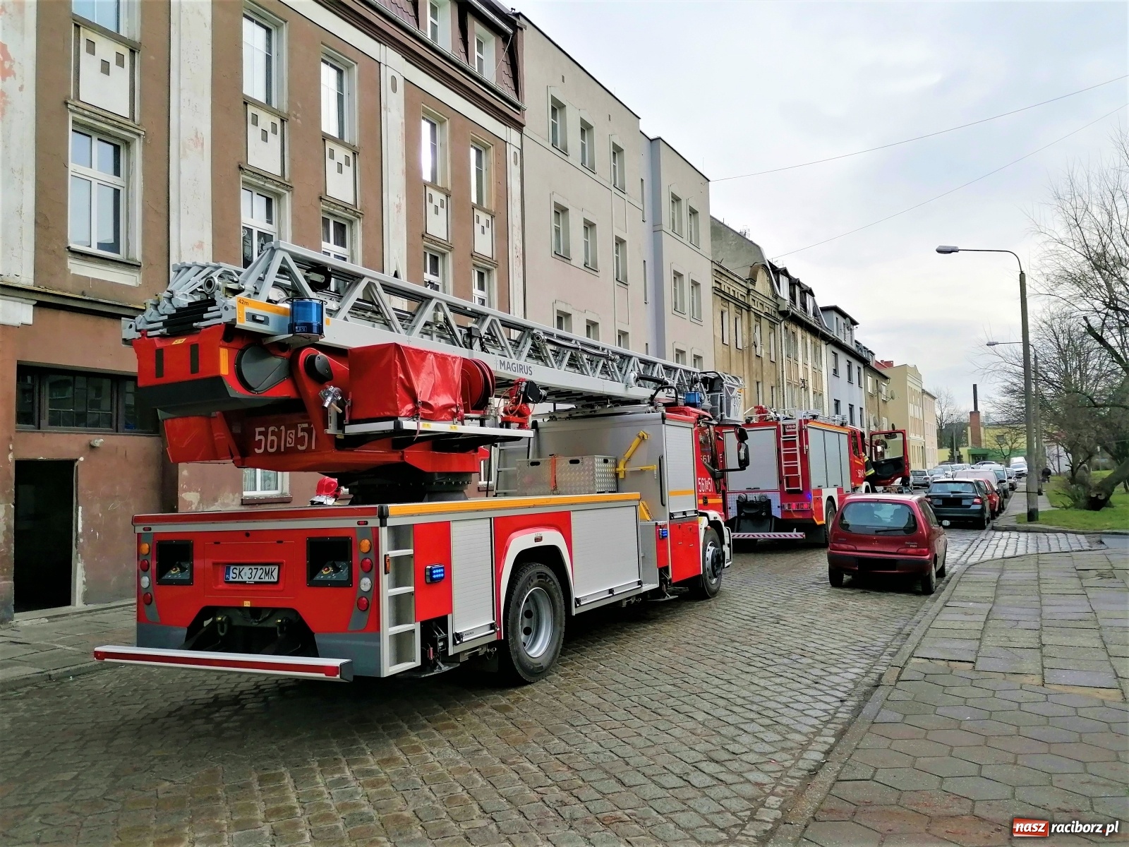 Zdjęcie w galerii na portalu naszraciborz.pl: Zadymienie w mieszkaniu na Rzemieślniczej wiadomości z regionu