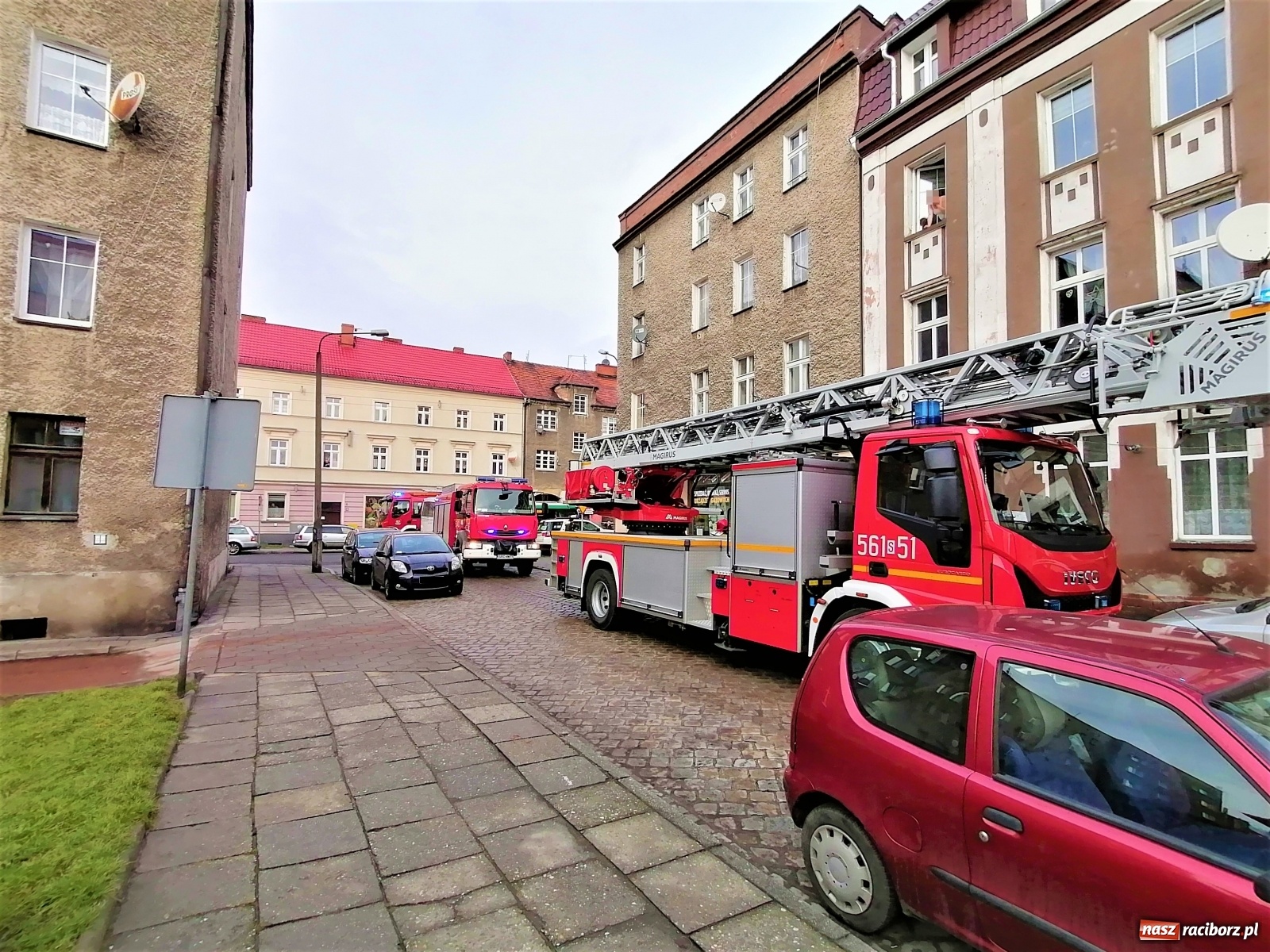 Zdjęcie w galerii na portalu naszraciborz.pl: Zadymienie w mieszkaniu na Rzemieślniczej wiadomości z regionu