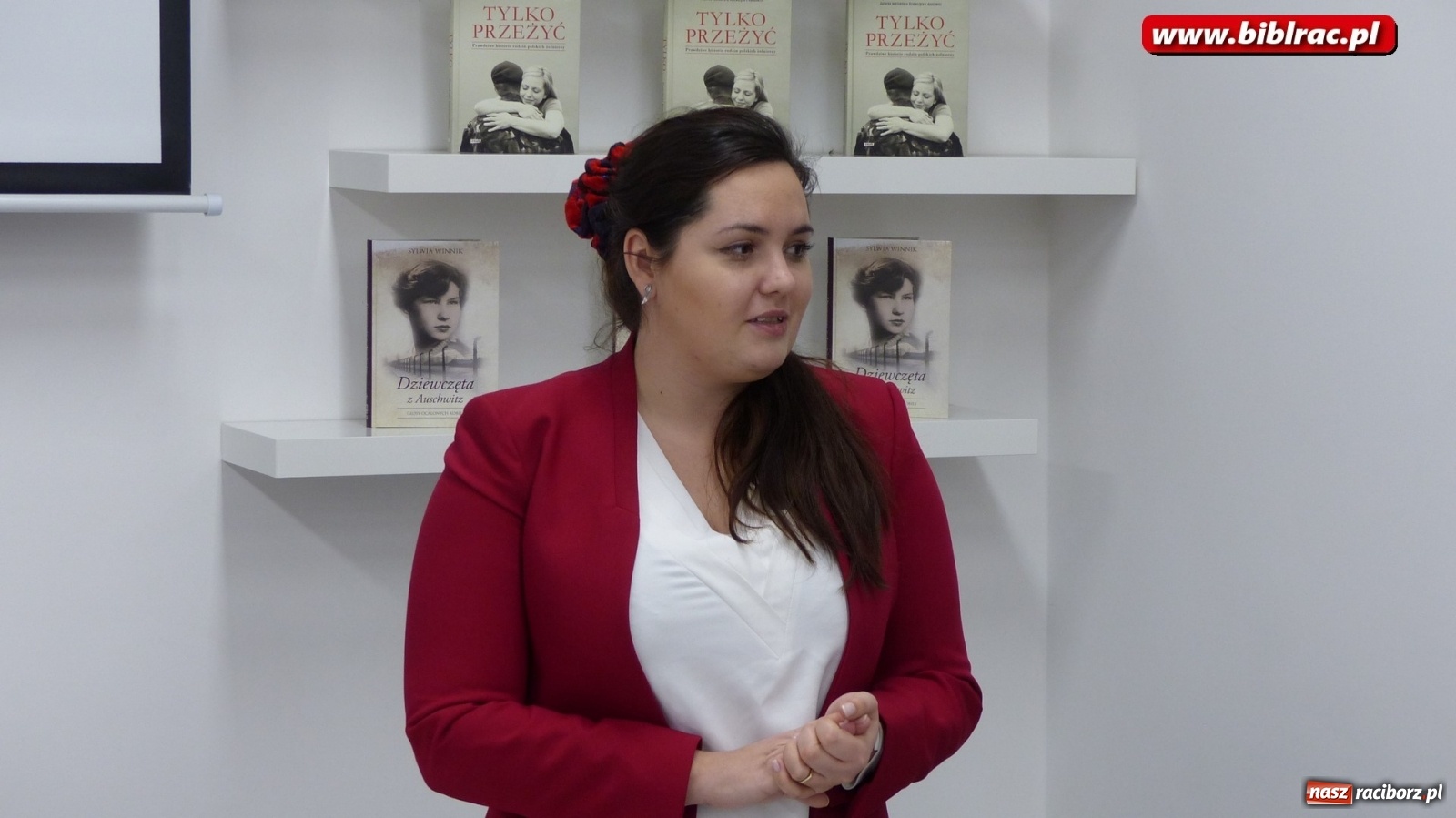 Zdjęcie w galerii na portalu naszraciborz.pl: Dziewczęta z Auschwitz. Autorka bestsellera gościła w Raciborzu wiadomości z regionu