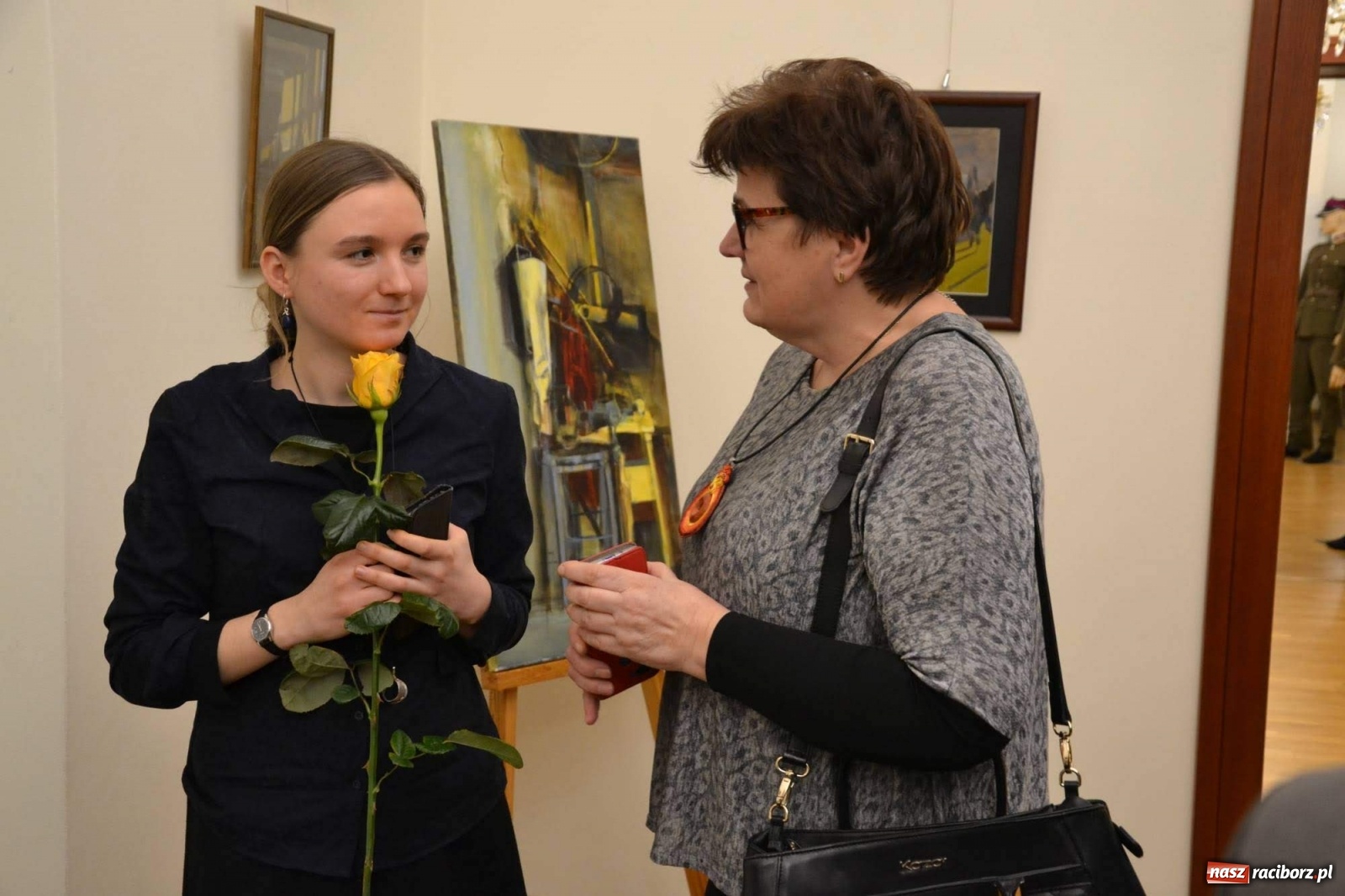 Zdjęcie w galerii na portalu naszraciborz.pl: RYTM GŁUSZY. Wernisaż wystawy na Zamku Piastowskim  wiadomości z regionu