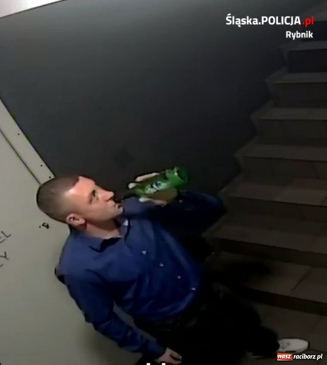 Zdjęcie w galerii na portalu naszraciborz.pl: To podejrzany o uszkodzenia ciała. Szuka go policja  wiadomości z regionu