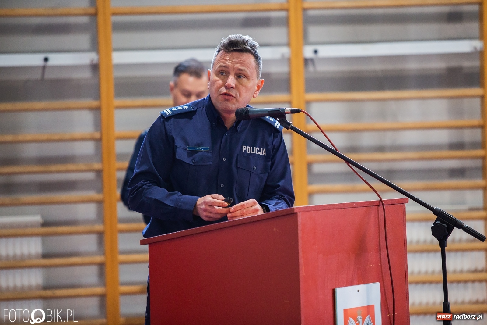 Zdjęcie w galerii na portalu naszraciborz.pl: Statystyki i pochwały. Szef śląskiej policji na dorocznej odprawie w Raciborzu wiadomości z regionu