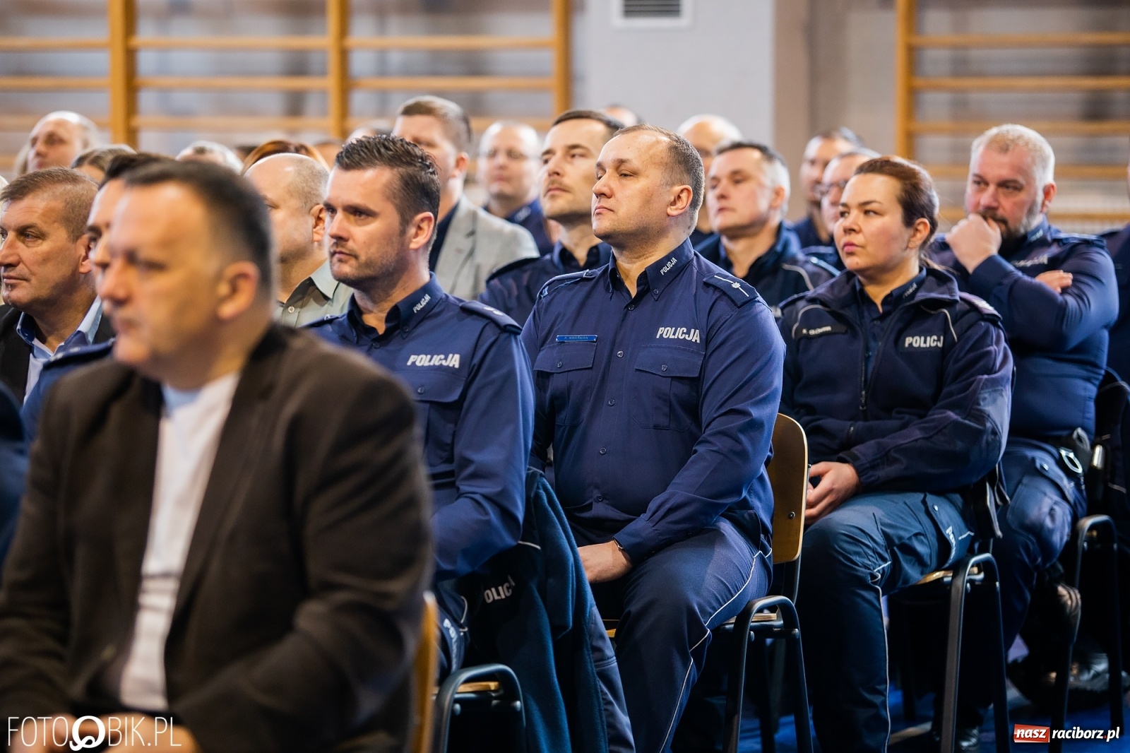 Zdjęcie w galerii na portalu naszraciborz.pl: Statystyki i pochwały. Szef śląskiej policji na dorocznej odprawie w Raciborzu wiadomości z regionu