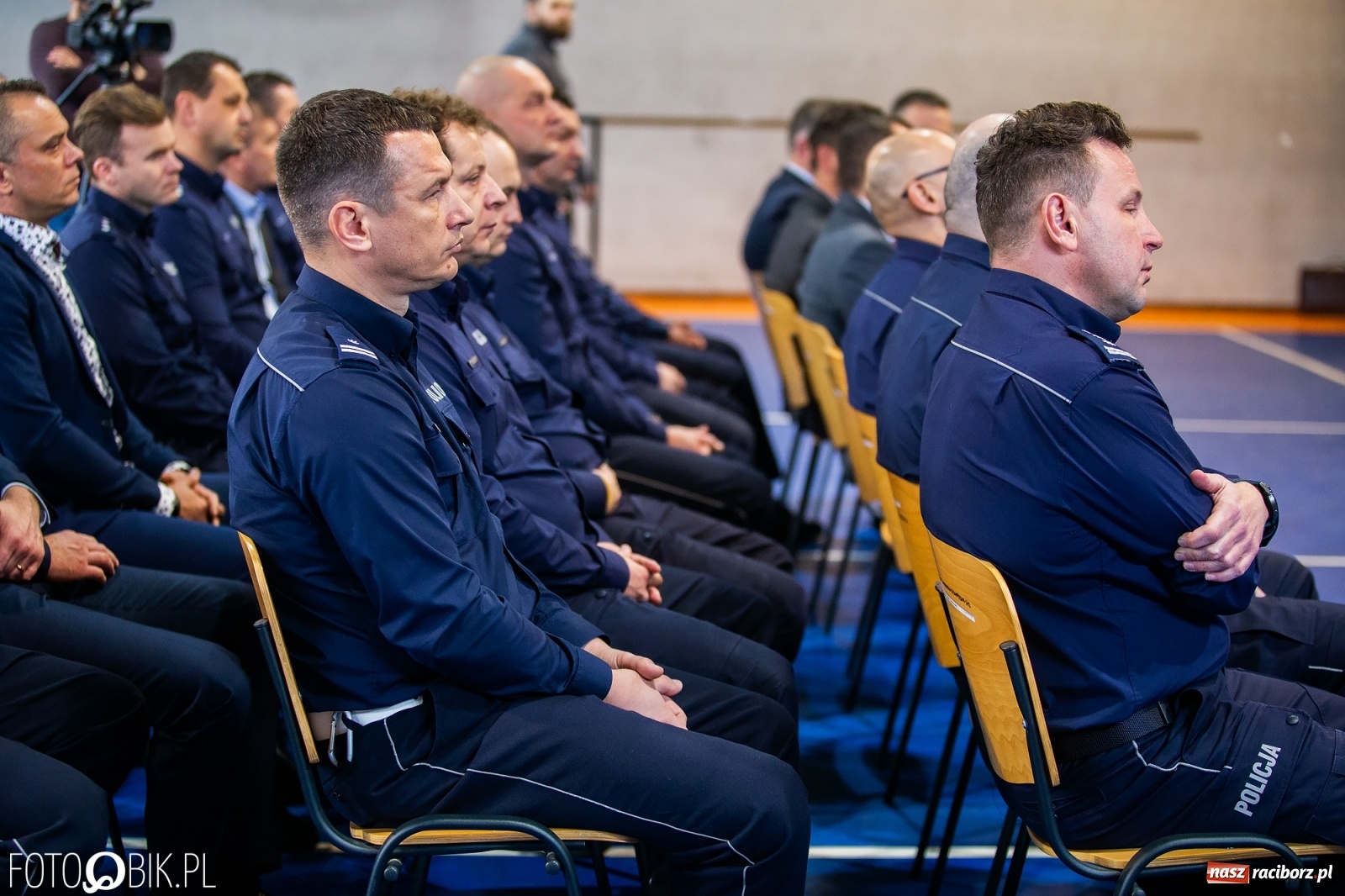 Zdjęcie w galerii na portalu naszraciborz.pl: Statystyki i pochwały. Szef śląskiej policji na dorocznej odprawie w Raciborzu wiadomości z regionu