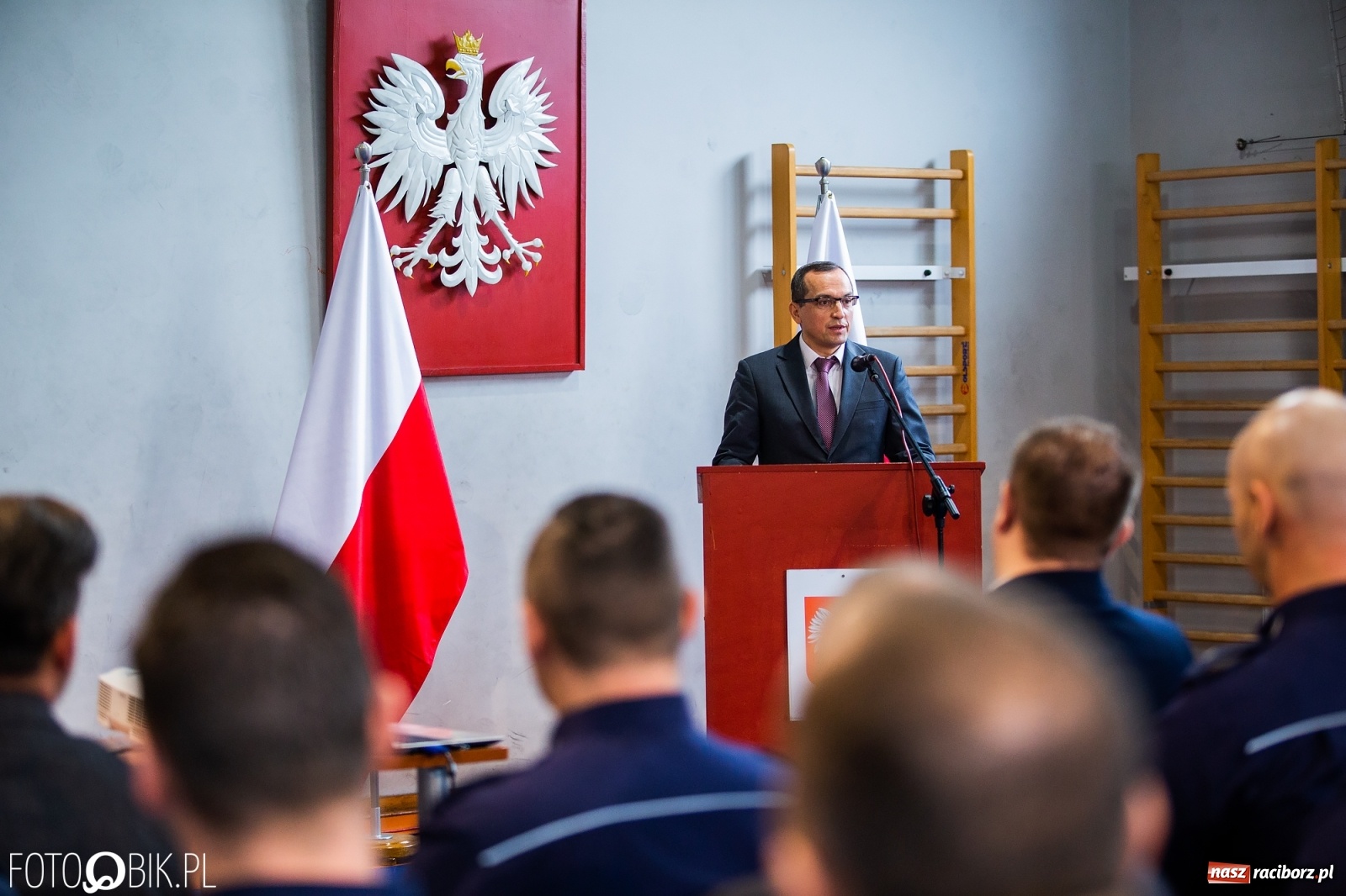 Zdjęcie w galerii na portalu naszraciborz.pl: Statystyki i pochwały. Szef śląskiej policji na dorocznej odprawie w Raciborzu wiadomości z regionu