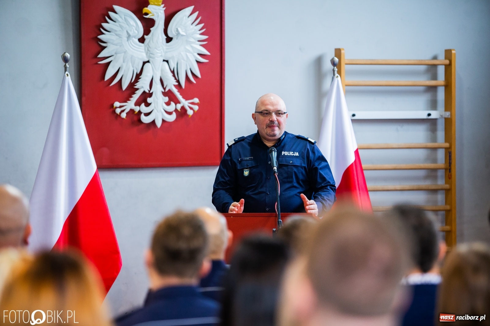 Zdjęcie w galerii na portalu naszraciborz.pl: Statystyki i pochwały. Szef śląskiej policji na dorocznej odprawie w Raciborzu wiadomości z regionu