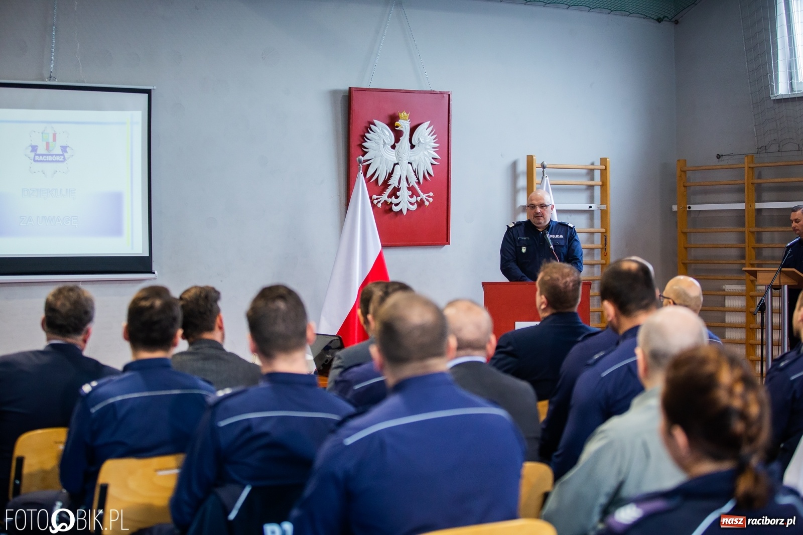 Zdjęcie w galerii na portalu naszraciborz.pl: Statystyki i pochwały. Szef śląskiej policji na dorocznej odprawie w Raciborzu wiadomości z regionu