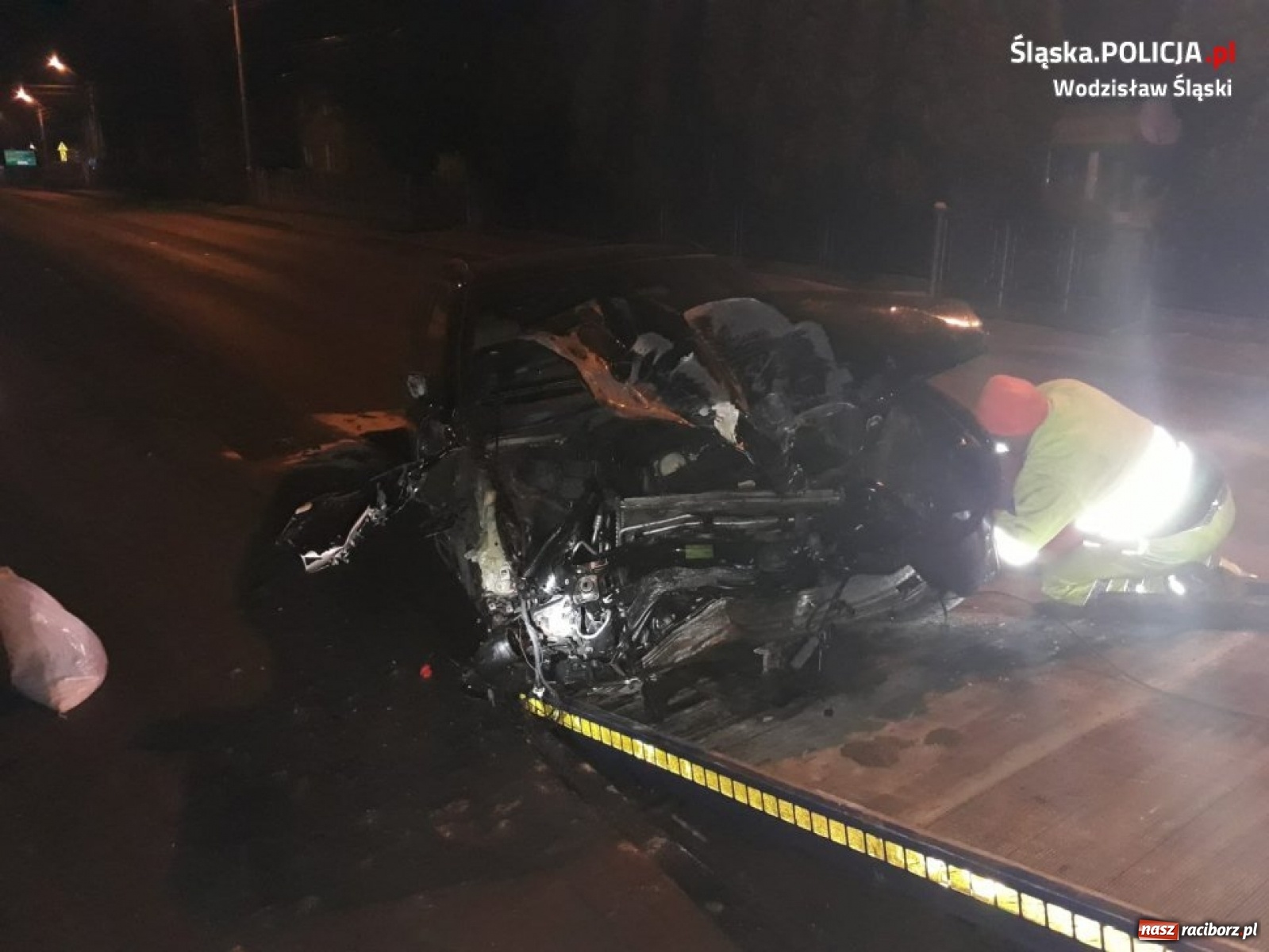 Zdjęcie w galerii na portalu naszraciborz.pl: Więcej szczęścia niż rozumu. Policyjny pościg za BMW [WIDEO] wiadomości z regionu