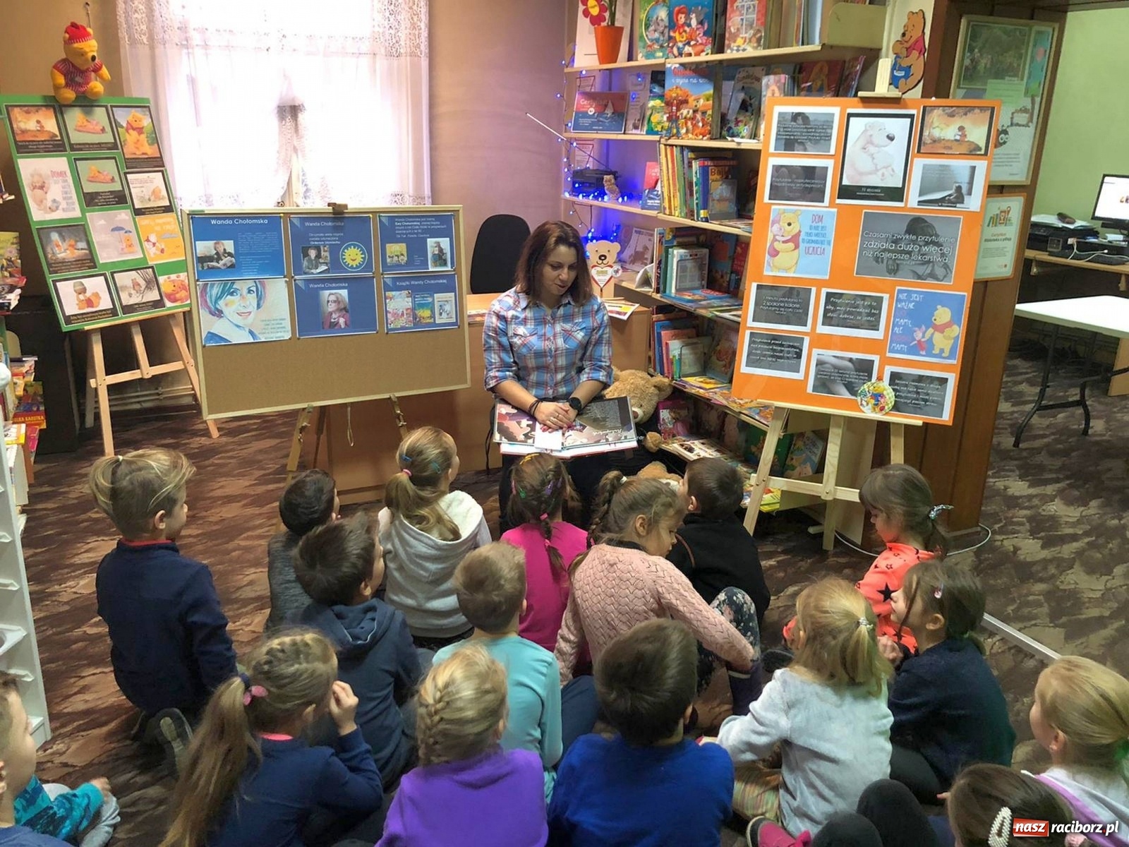 Zdjęcie w galerii na portalu naszraciborz.pl: Lekcja o Chotomskiej  wiadomości z regionu