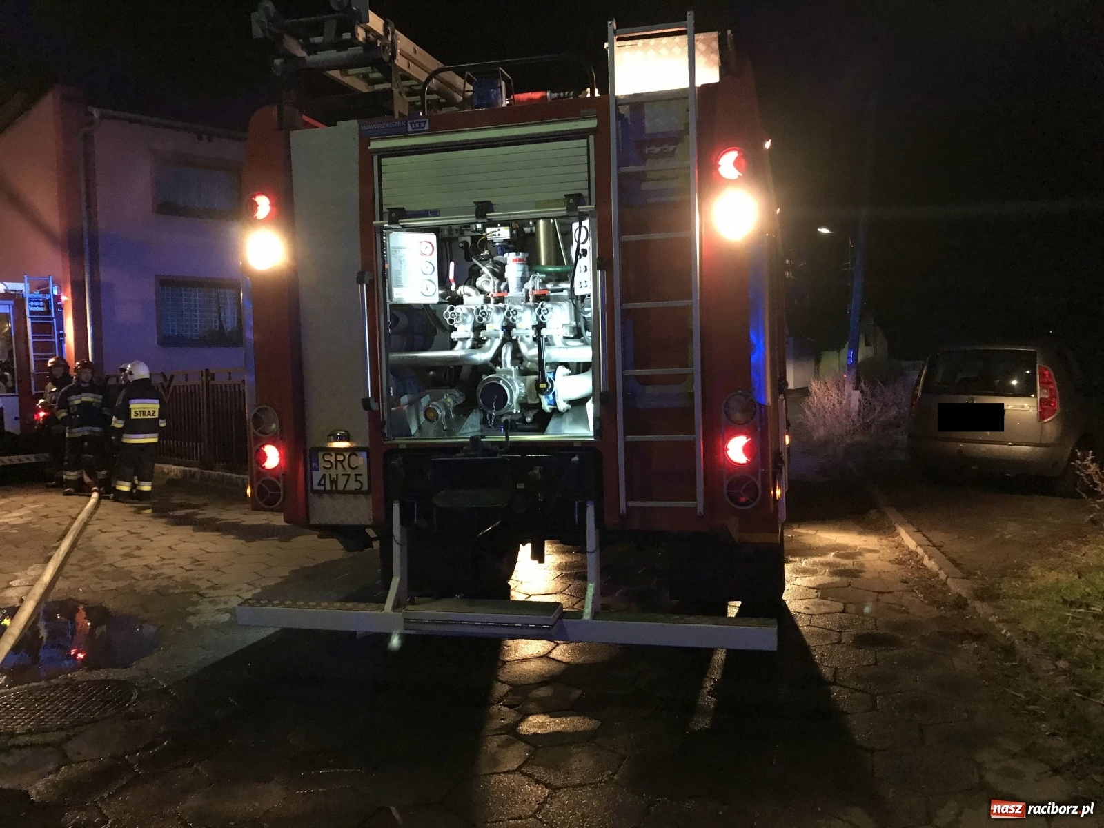 Zdjęcie w galerii na portalu naszraciborz.pl: Pożar garażu na Mariańskiej [FOTO] wiadomości z regionu