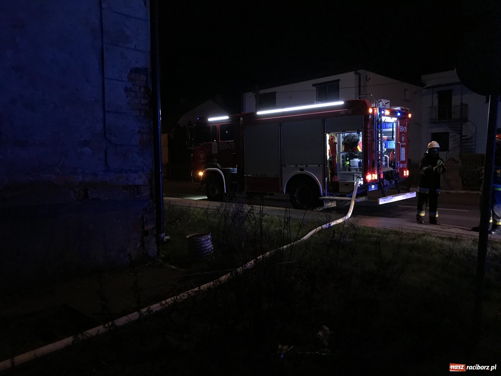 Zdjęcie w galerii na portalu naszraciborz.pl: Pożar garażu na Mariańskiej [FOTO] wiadomości z regionu