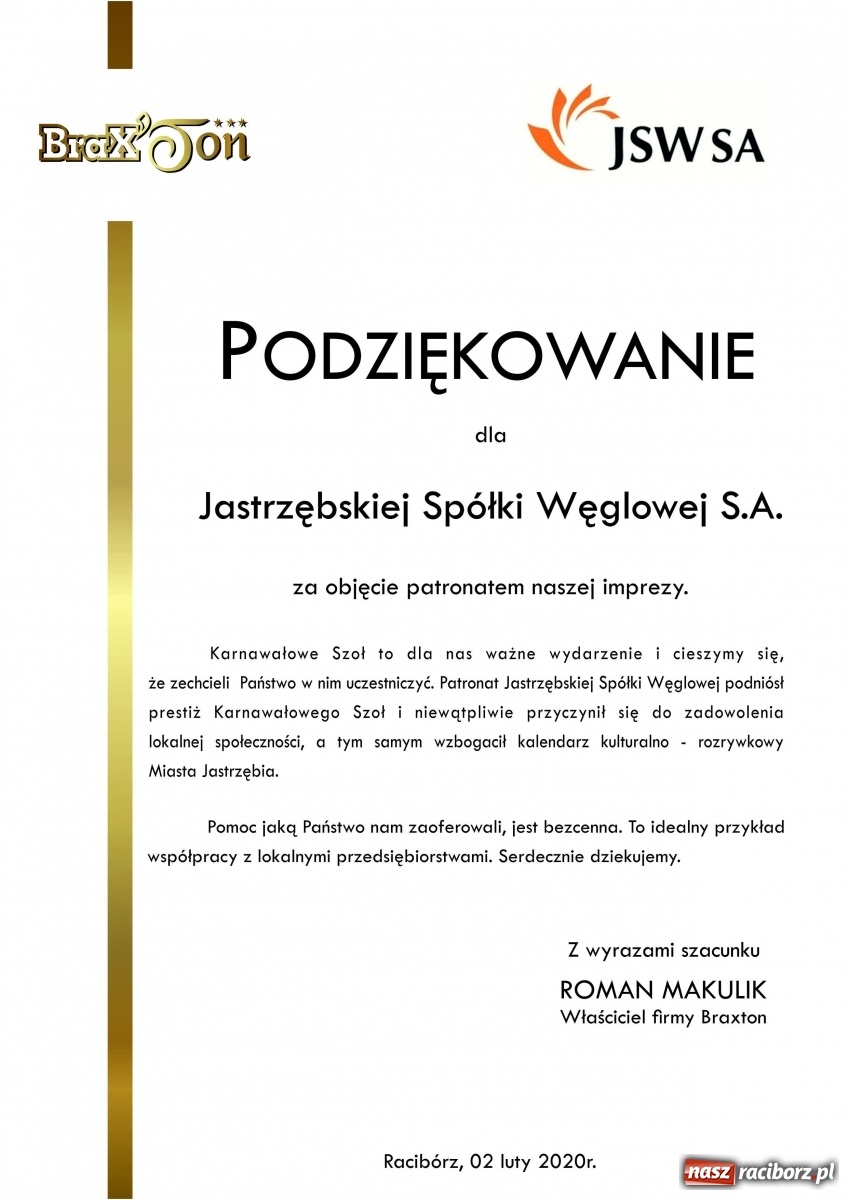 Zdjęcie w galerii na portalu naszraciborz.pl: Karnawałowe Szoł - podsumowanie Listy Śląskich Szlagierów wiadomości z regionu