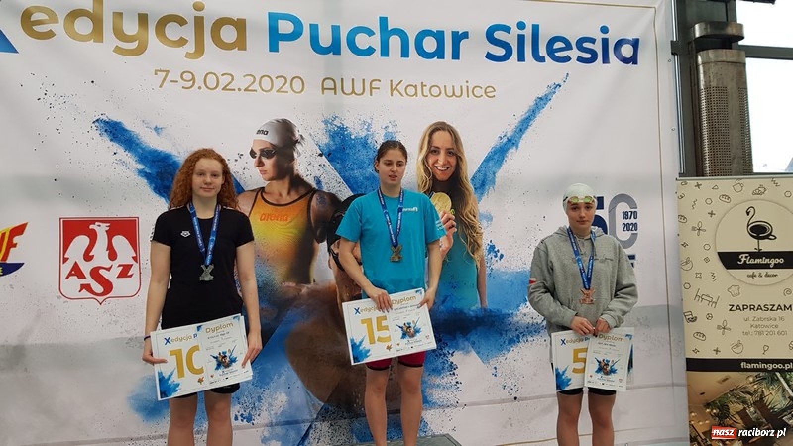 Zdjęcie w galerii na portalu naszraciborz.pl: Drugie miejsce pływaków z Raciborza w Pucharze Silesia wiadomości z regionu