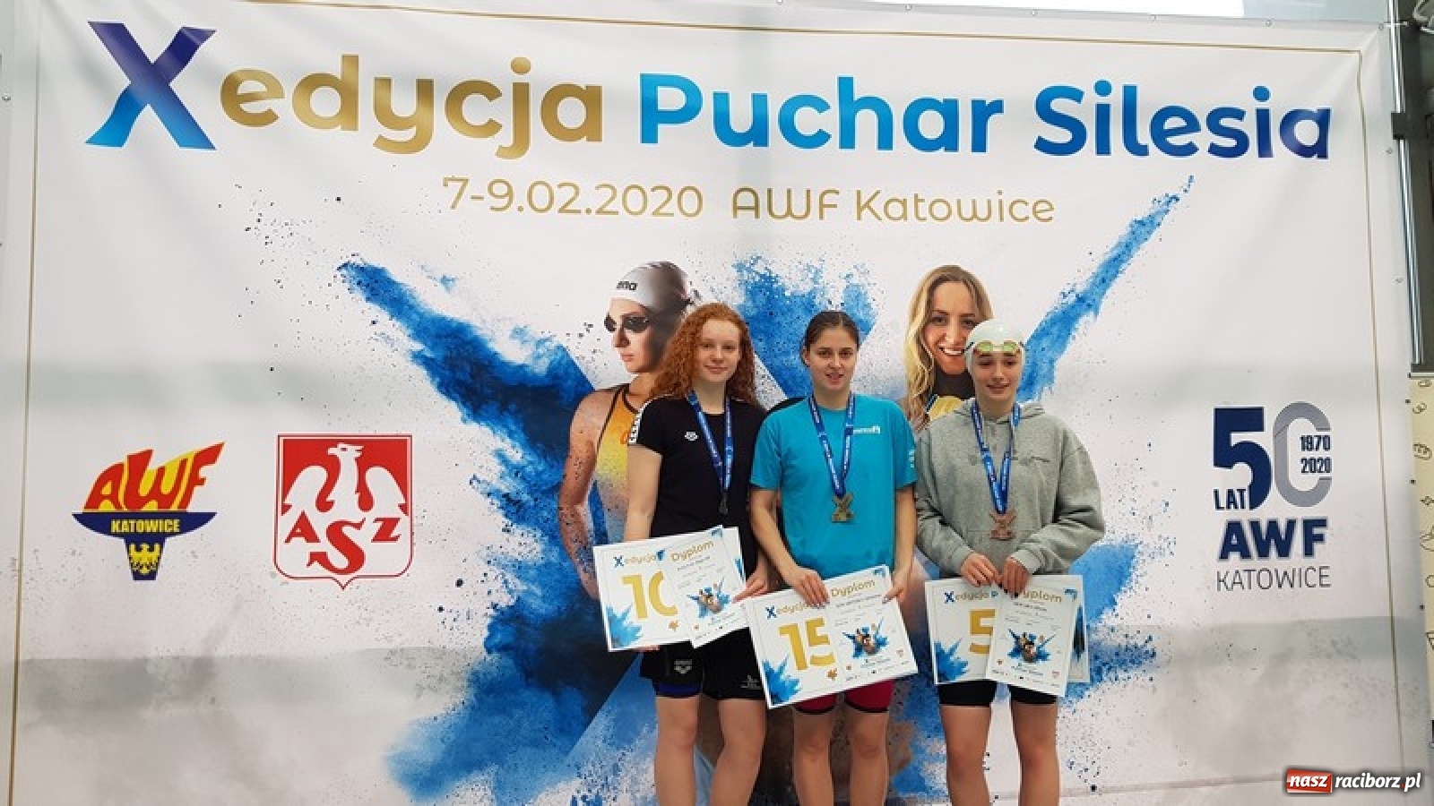 Zdjęcie w galerii na portalu naszraciborz.pl: Drugie miejsce pływaków z Raciborza w Pucharze Silesia wiadomości z regionu