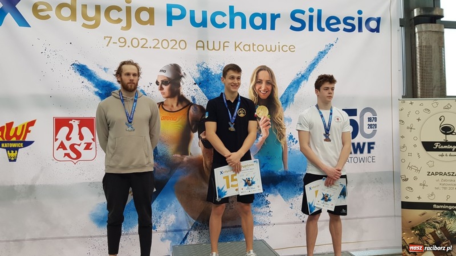 Zdjęcie w galerii na portalu naszraciborz.pl: Drugie miejsce pływaków z Raciborza w Pucharze Silesia wiadomości z regionu