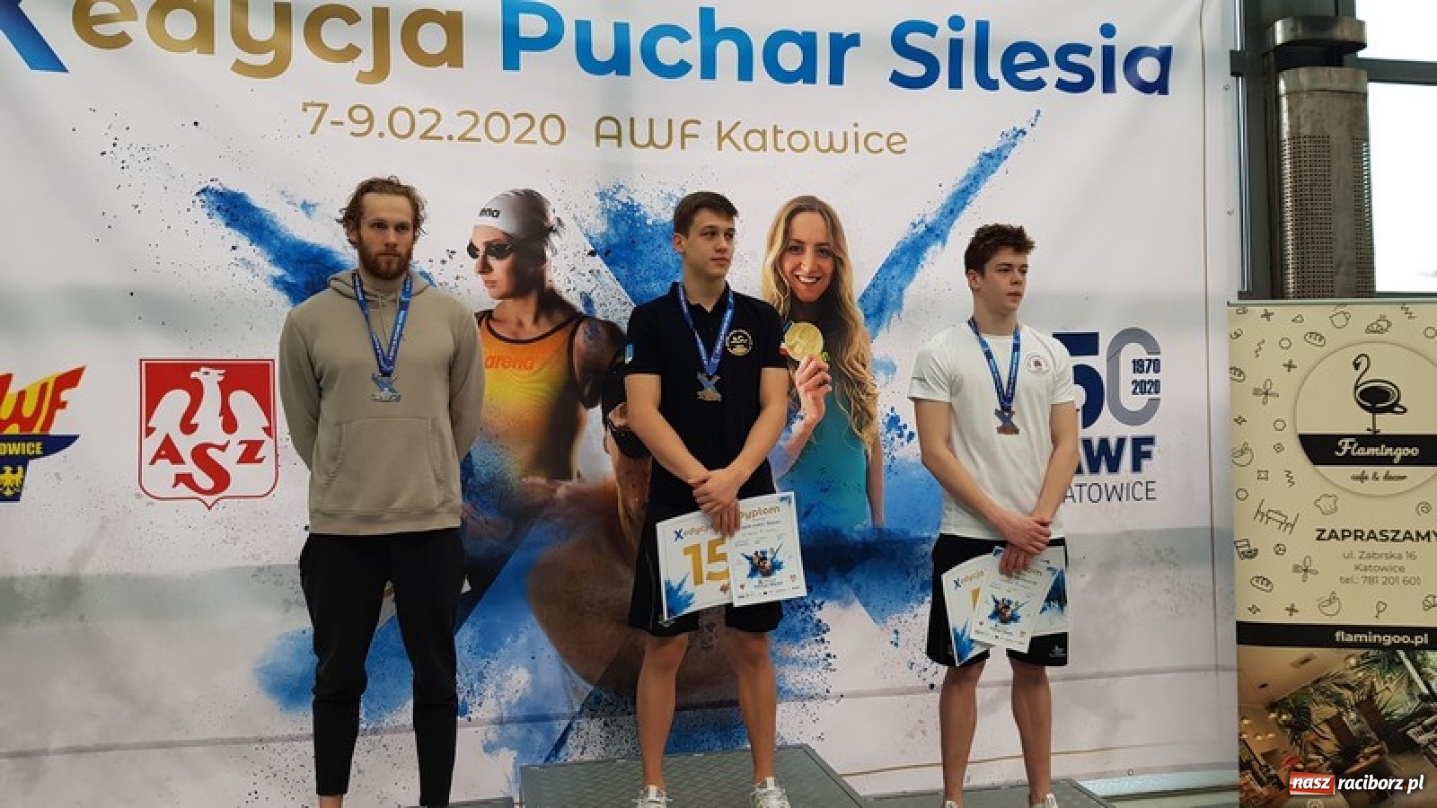 Zdjęcie w galerii na portalu naszraciborz.pl: Drugie miejsce pływaków z Raciborza w Pucharze Silesia wiadomości z regionu