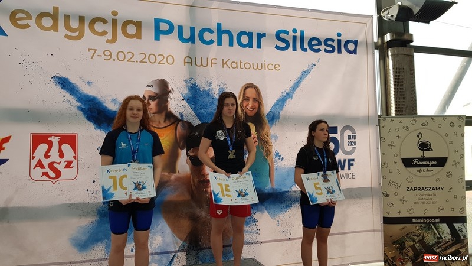 Zdjęcie w galerii na portalu naszraciborz.pl: Drugie miejsce pływaków z Raciborza w Pucharze Silesia wiadomości z regionu
