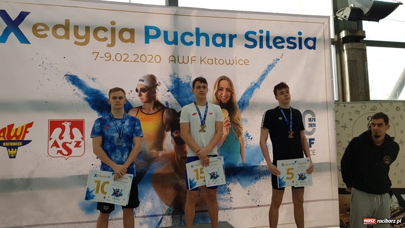 Zdjęcie w galerii na portalu naszraciborz.pl: Drugie miejsce pływaków z Raciborza w Pucharze Silesia wiadomości z regionu