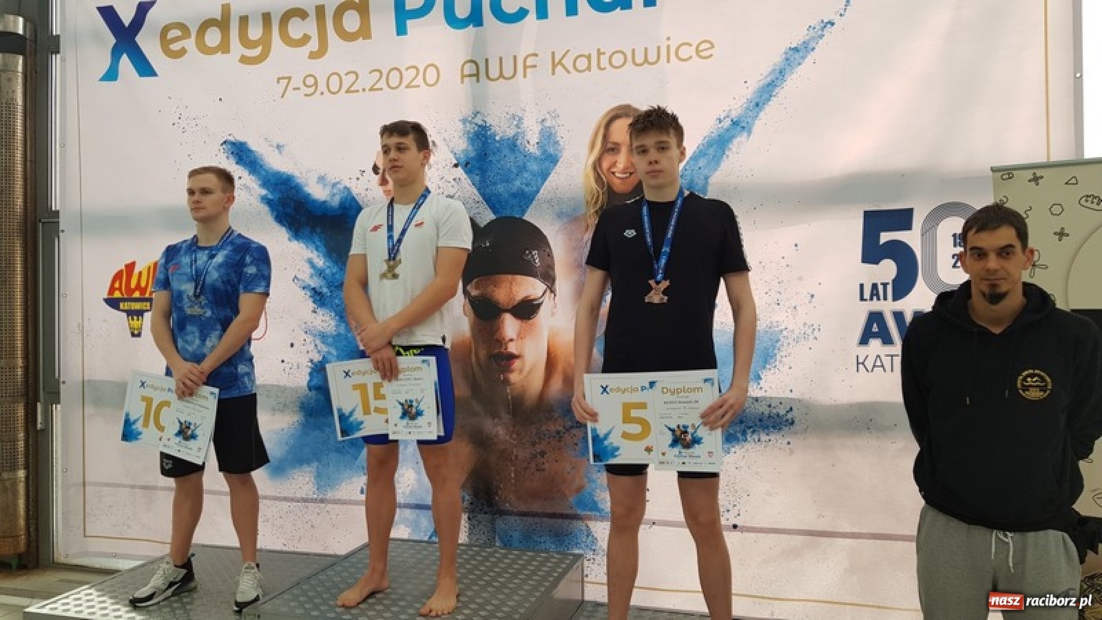 Zdjęcie w galerii na portalu naszraciborz.pl: Drugie miejsce pływaków z Raciborza w Pucharze Silesia wiadomości z regionu
