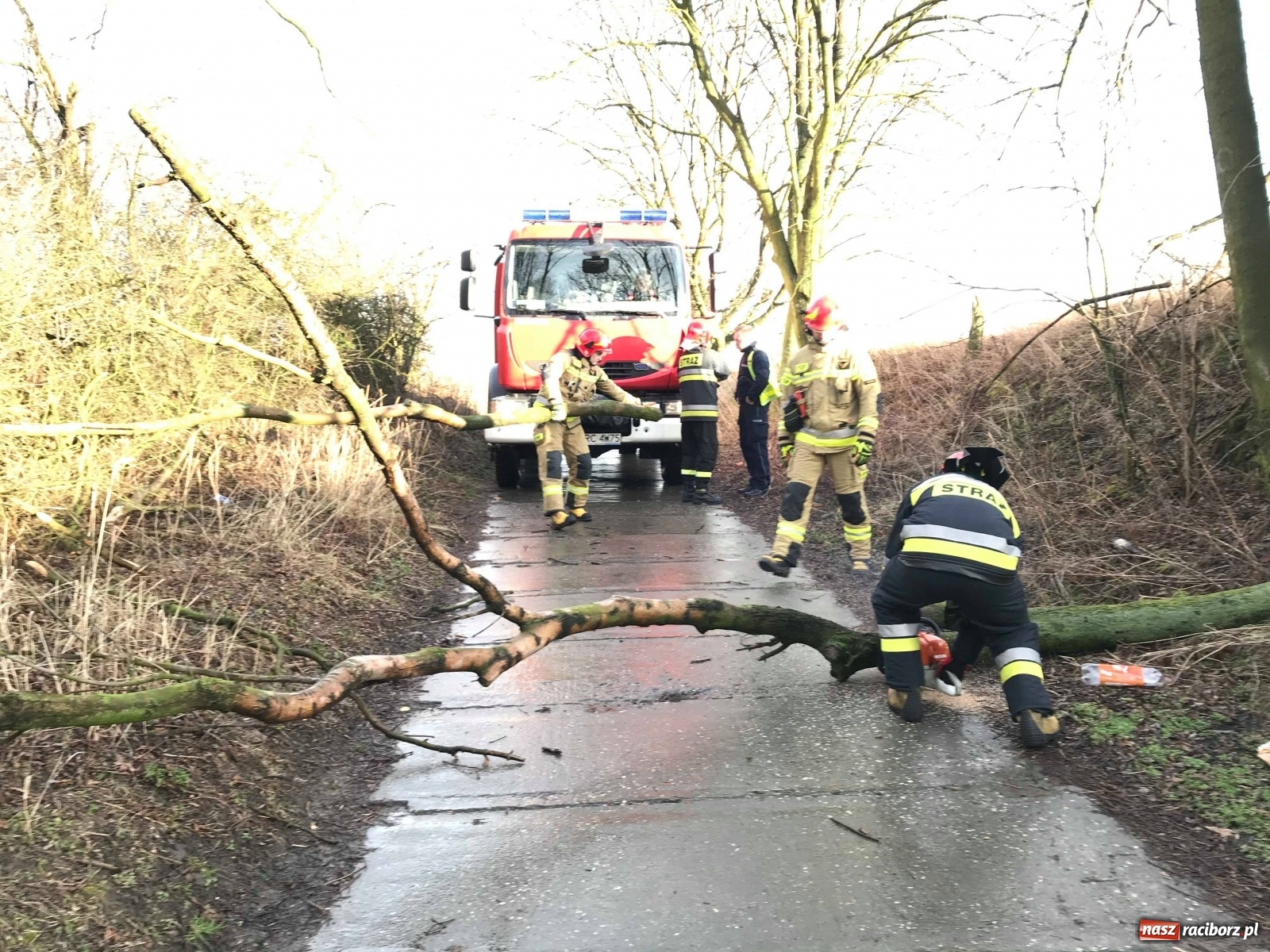 Zdjęcie w galerii na portalu naszraciborz.pl: Wichury w powiecie raciborskim. Raport 998  wiadomości z regionu