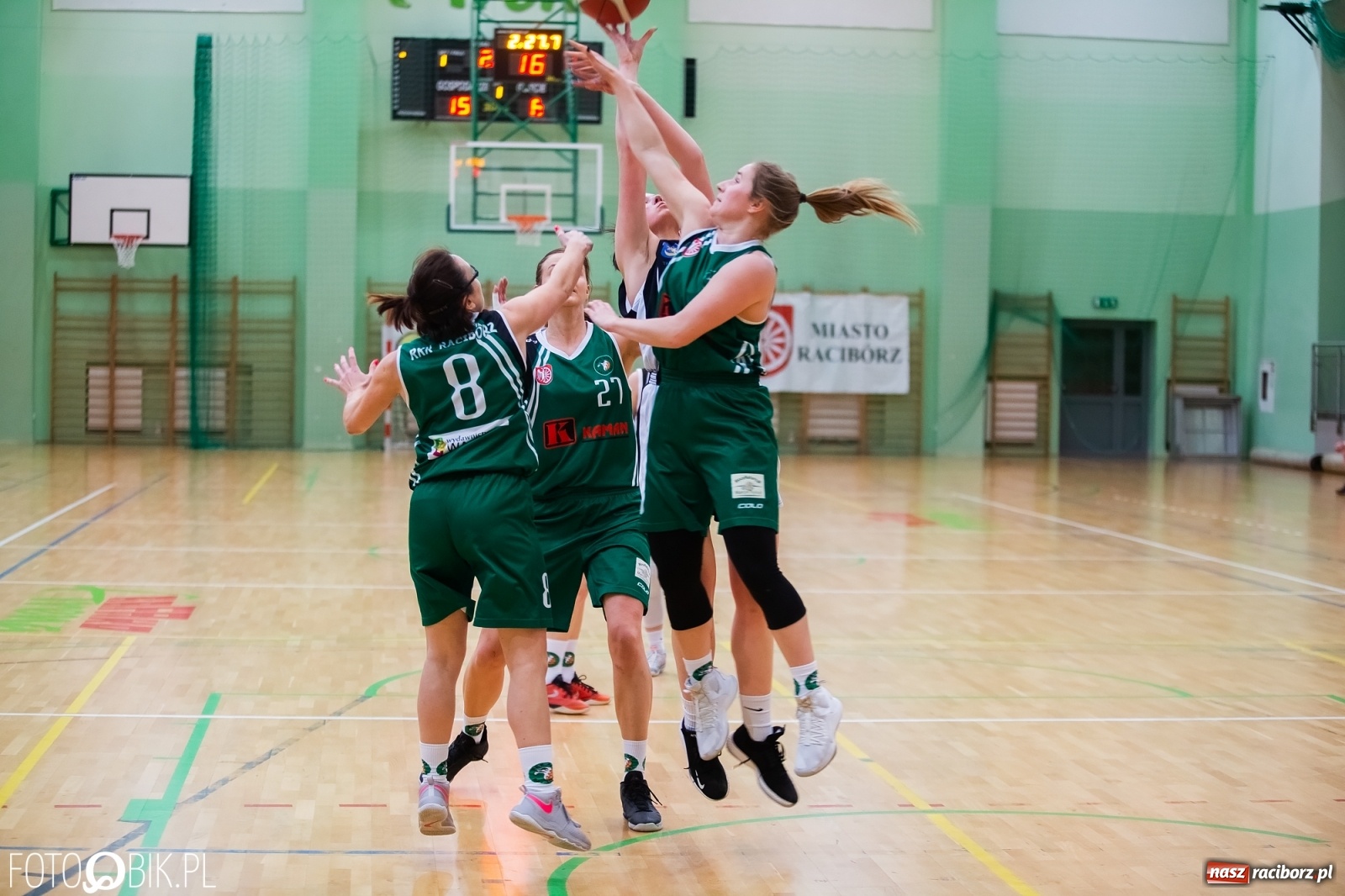 Zdjęcie w galerii na portalu naszraciborz.pl: Wyrównane spotkanie dla RKK AZS Racibórz wiadomości z regionu