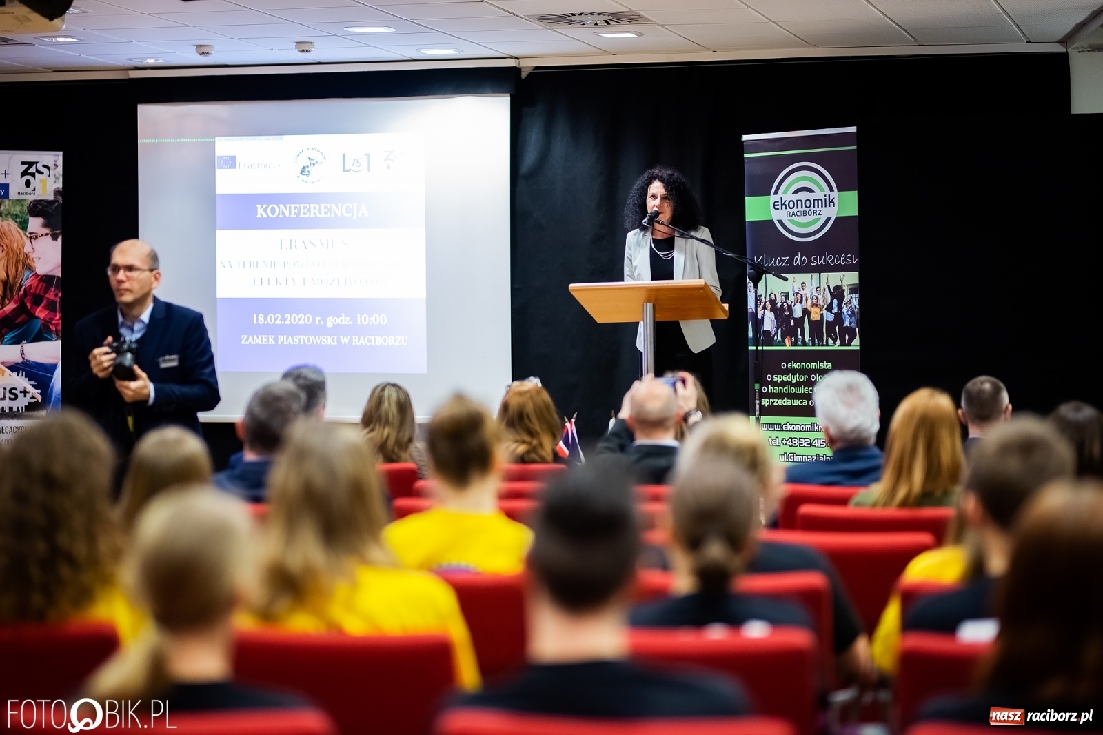 Zdjęcie w galerii na portalu naszraciborz.pl: Erasmus+ w powiecie raciborskim. Konferencja na Zamku Piastowskim wiadomości z regionu