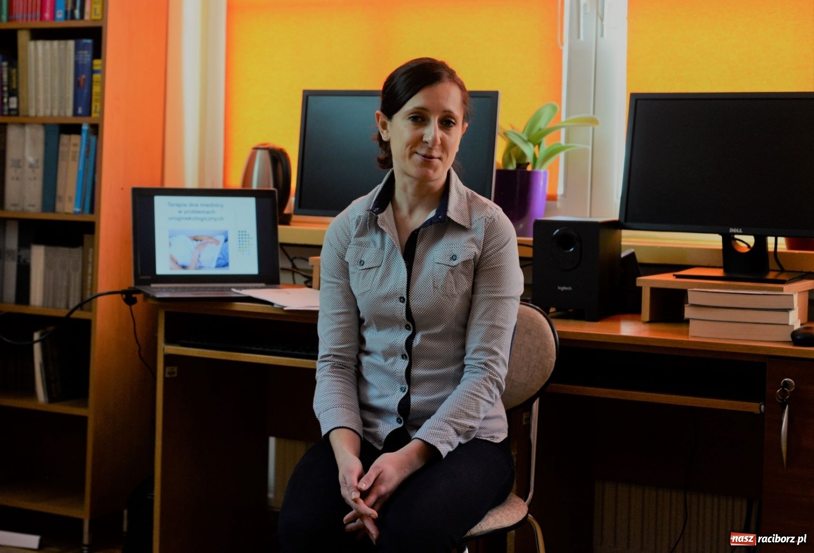 Zdjęcie w galerii na portalu naszraciborz.pl: Biblioteka w Ocicach na zdrowie: fizjoterapia dna miednicy  wiadomości z regionu