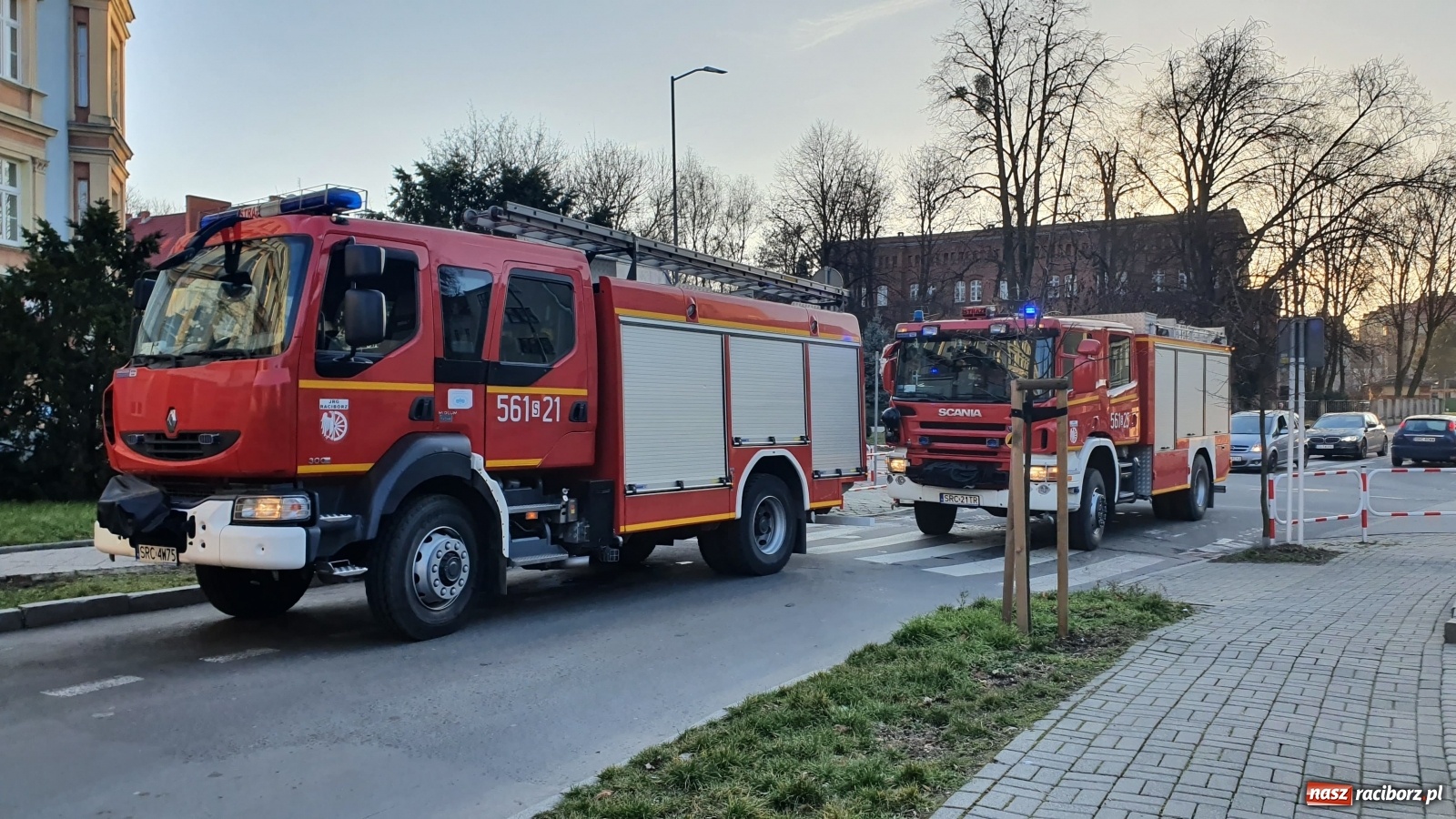 Zdjęcie w galerii na portalu naszraciborz.pl: Akcja strażaków na placu Wolności [FOTO] wiadomości z regionu