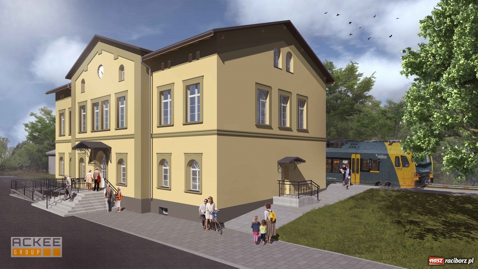 Zdjęcie w galerii na portalu naszraciborz.pl: Gmina Pietrowice Wielkie zdobyła unijne dofinansowanie na modernizację dworca  wiadomości z regionu