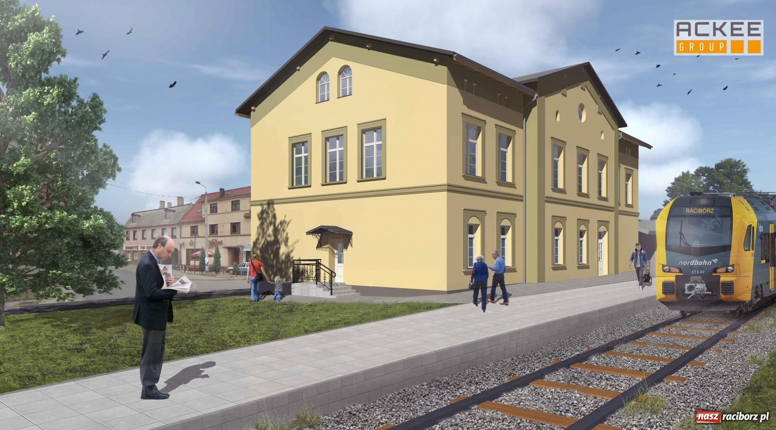 Zdjęcie w galerii na portalu naszraciborz.pl: Gmina Pietrowice Wielkie zdobyła unijne dofinansowanie na modernizację dworca  wiadomości z regionu