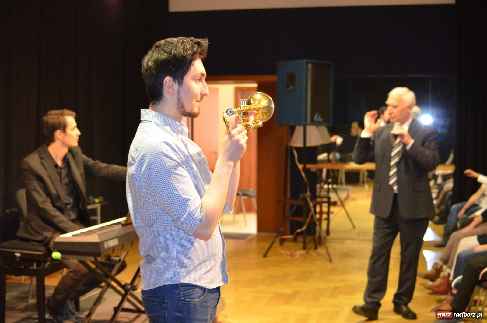 Zdjęcie w galerii na portalu naszraciborz.pl:  Trąbka&Piano - muzyczni bohaterowie koncertów umuzykalniających  wiadomości z regionu