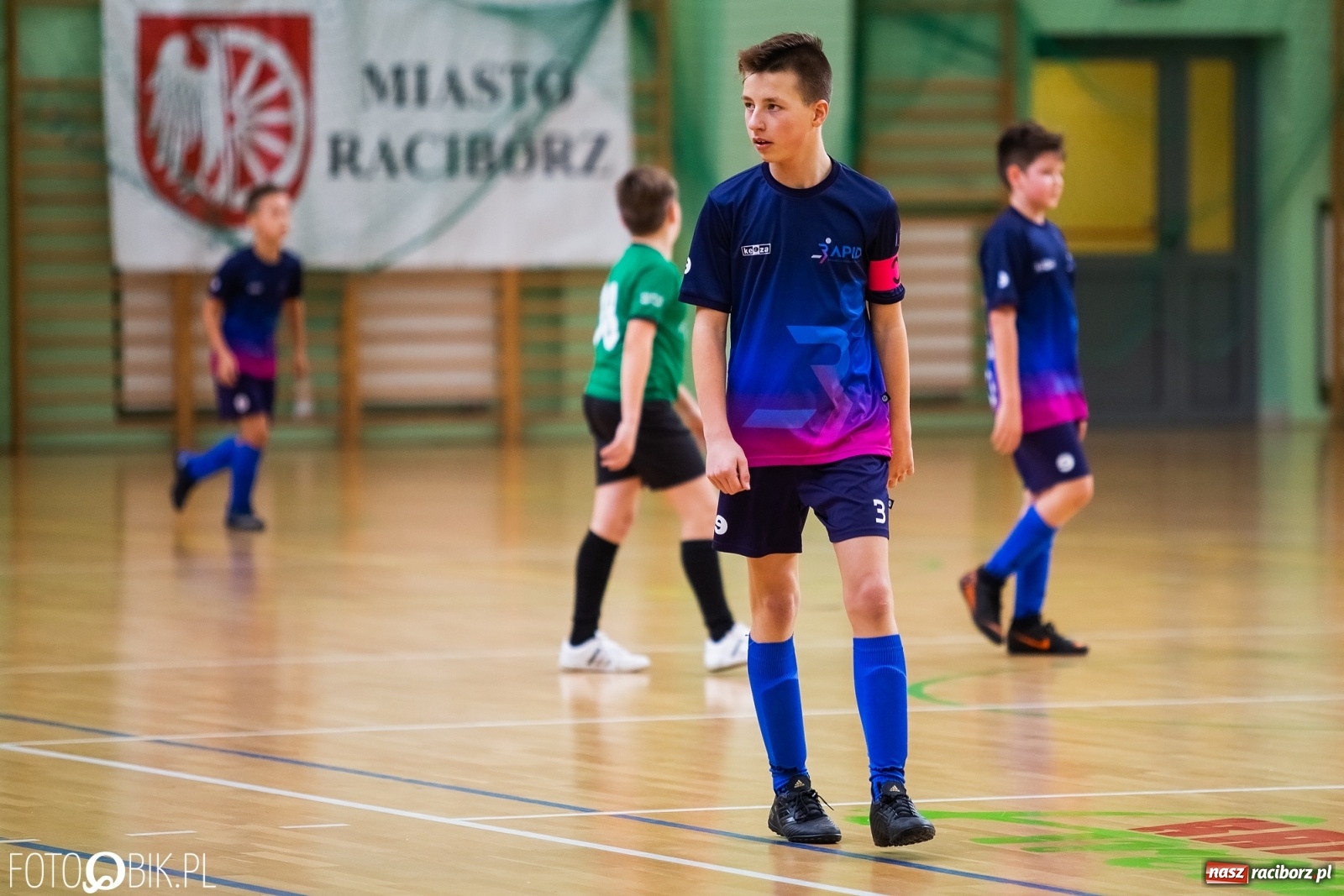 Zdjęcie w galerii na portalu naszraciborz.pl: Halowy Turniej Młodzików w Arenie Rafako wiadomości z regionu
