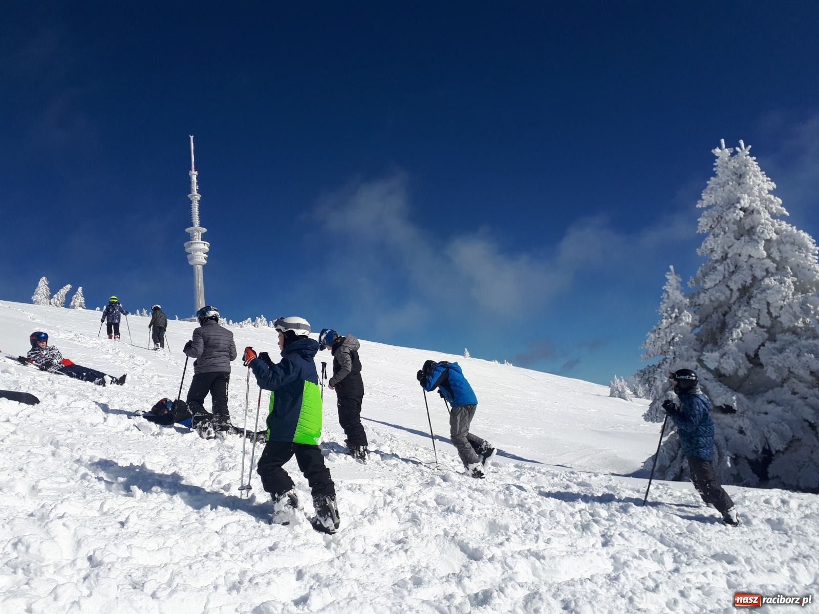 Zdjęcie w galerii na portalu naszraciborz.pl: Uczniowie z Grzegorzowic zaprosili Czechów na wspólne szusowanie wiadomości z regionu