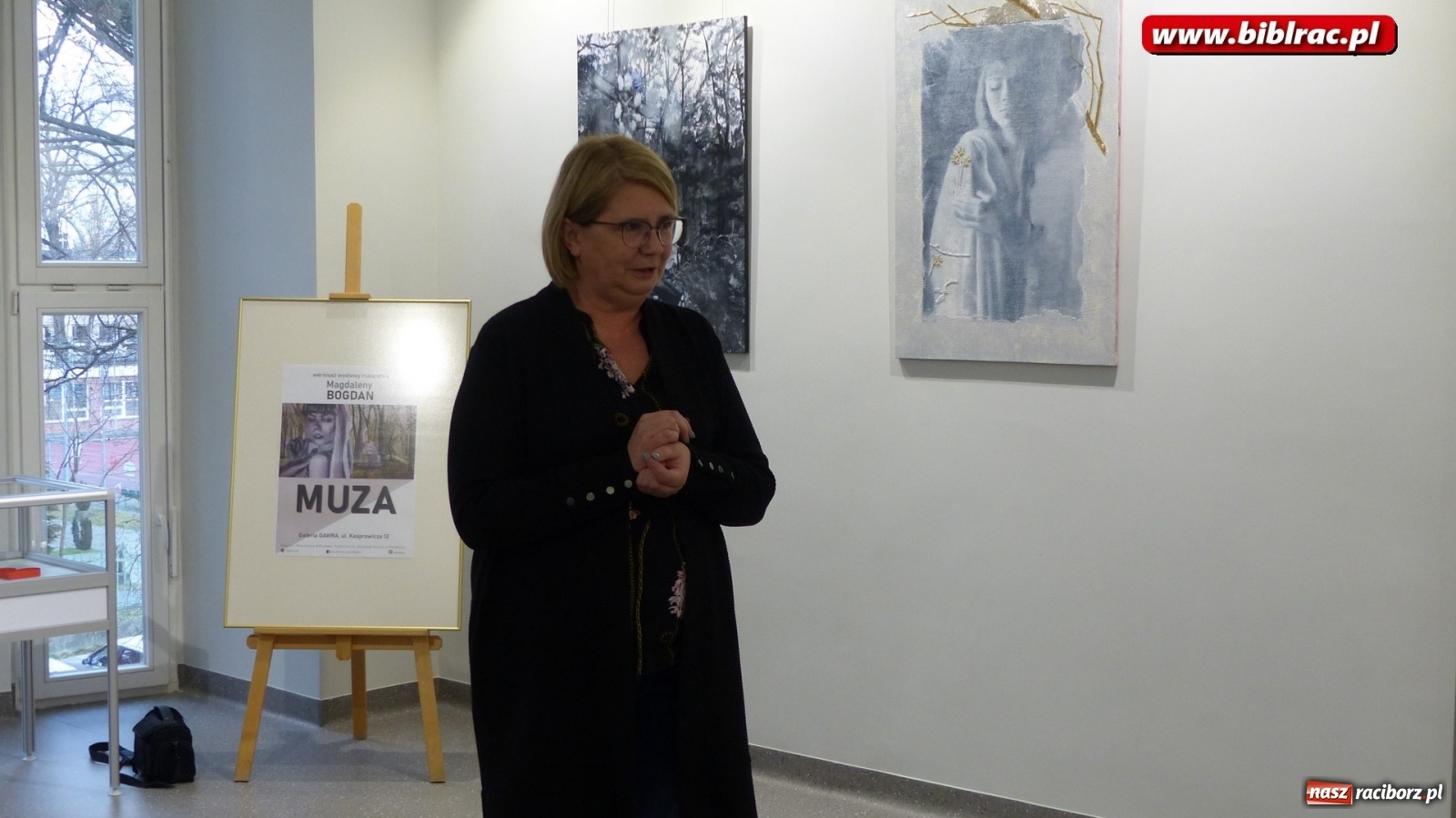 Zdjęcie w galerii na portalu naszraciborz.pl: Muza w raciborskiej bibliotece [FOTO] wiadomości z regionu