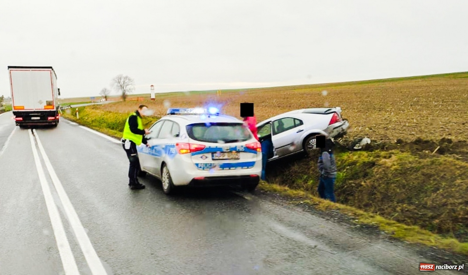 Zdjęcie w galerii na portalu naszraciborz.pl: Kierowca forda przesadził z prędkością  wiadomości z regionu