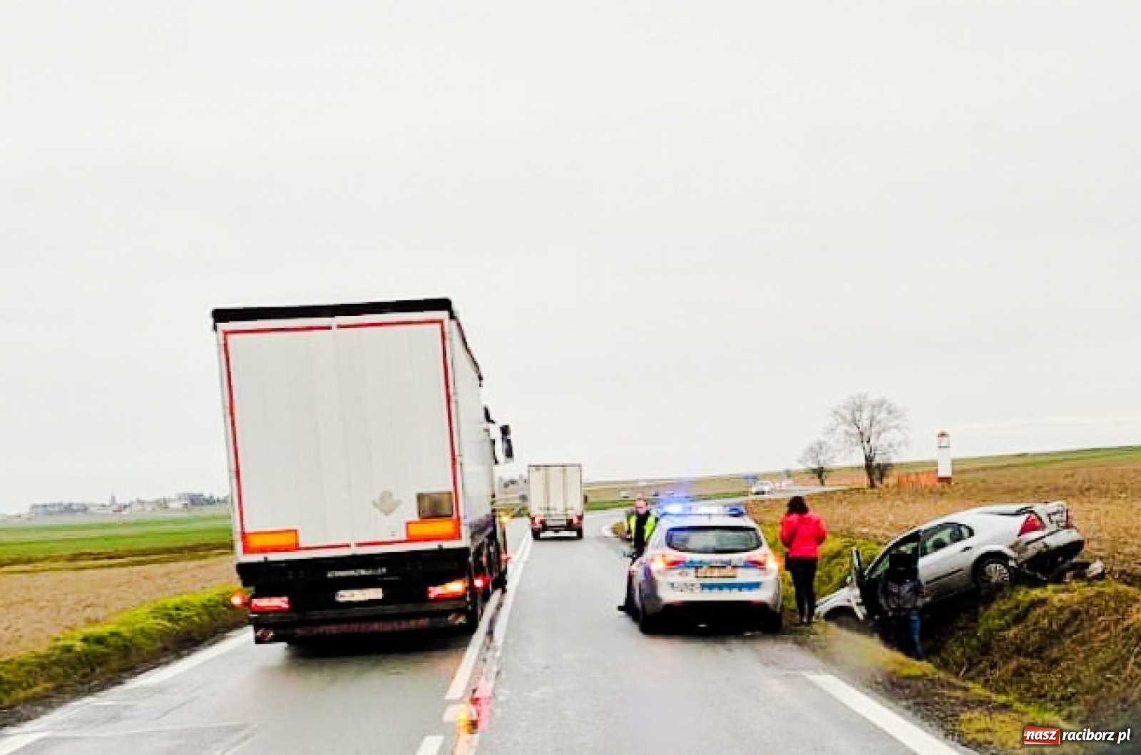 Zdjęcie w galerii na portalu naszraciborz.pl: Kierowca forda przesadził z prędkością  wiadomości z regionu