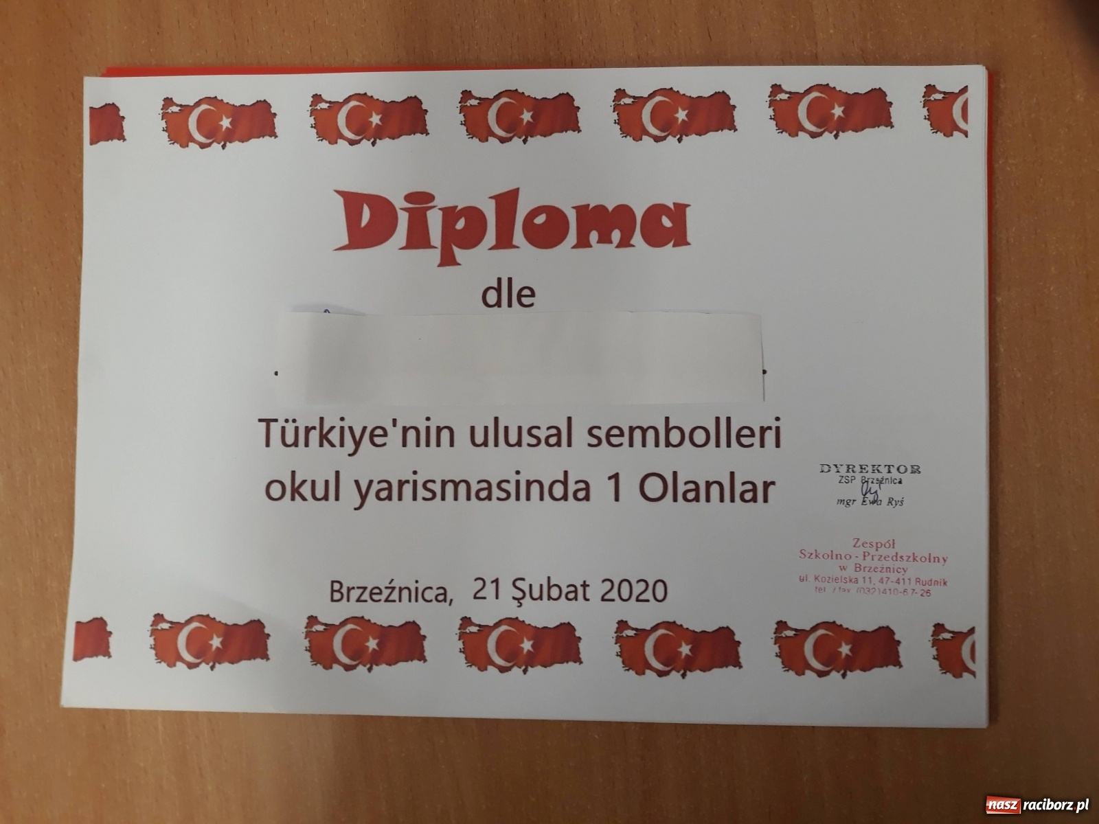 Zdjęcie w galerii na portalu naszraciborz.pl: Erasmus +. Tydzień Turecki w Brzeźnicy wiadomości z regionu