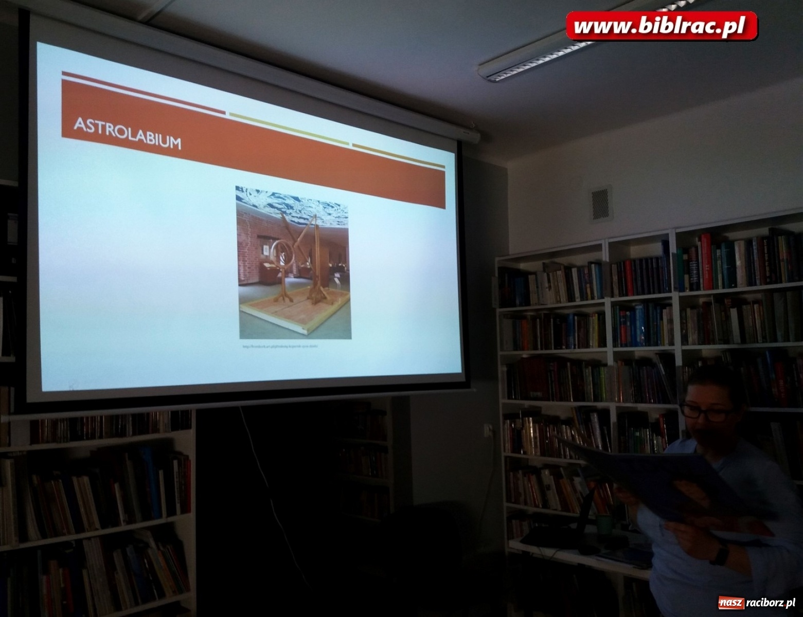 Zdjęcie w galerii na portalu naszraciborz.pl: Dzień Nauki Polskiej w bibliotece na Płoni  wiadomości z regionu