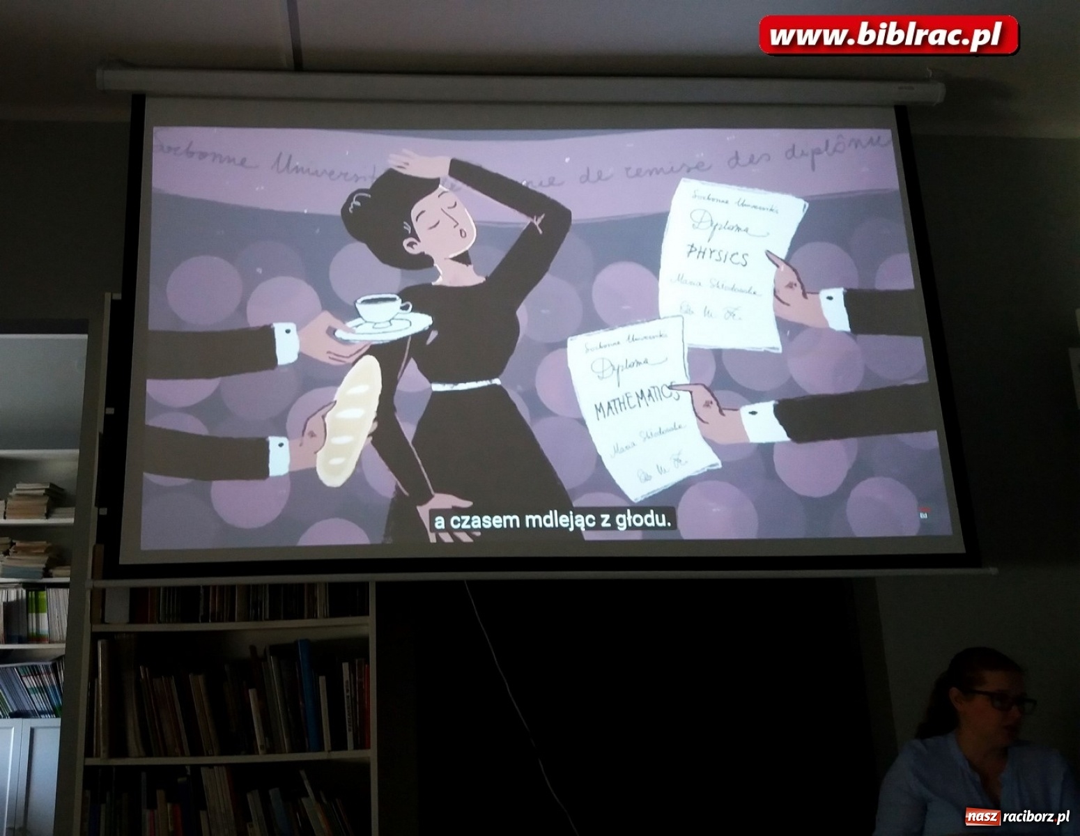 Zdjęcie w galerii na portalu naszraciborz.pl: Dzień Nauki Polskiej w bibliotece na Płoni  wiadomości z regionu