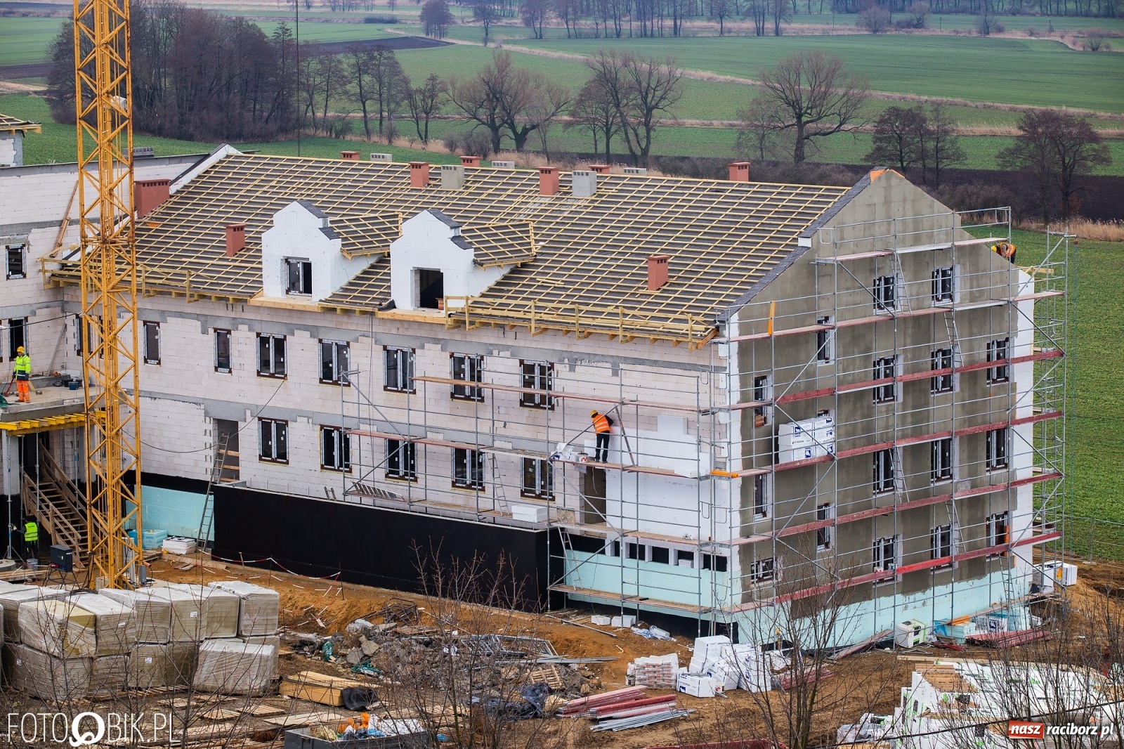 Zdjęcie w galerii na portalu naszraciborz.pl: Raport z placów budów. Klasztor w Pietrowicach oraz wschodnia obwodnica  wiadomości z regionu