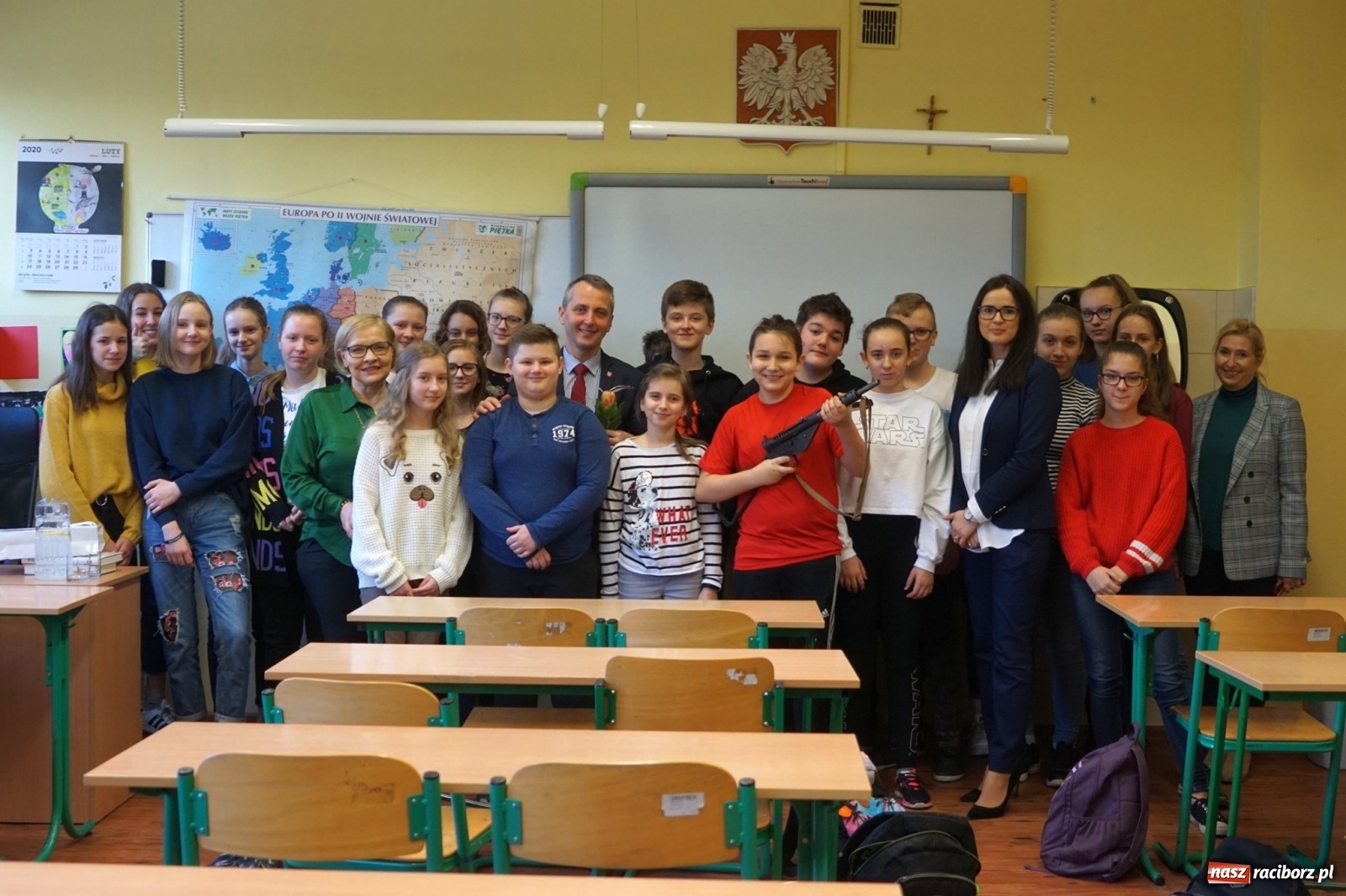 Zdjęcie w galerii na portalu naszraciborz.pl: Prezydent poprowadził dziś lekcję na Ostrogu  wiadomości z regionu