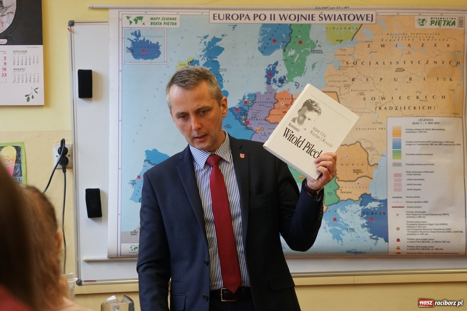 Zdjęcie w galerii na portalu naszraciborz.pl: Prezydent poprowadził dziś lekcję na Ostrogu  wiadomości z regionu