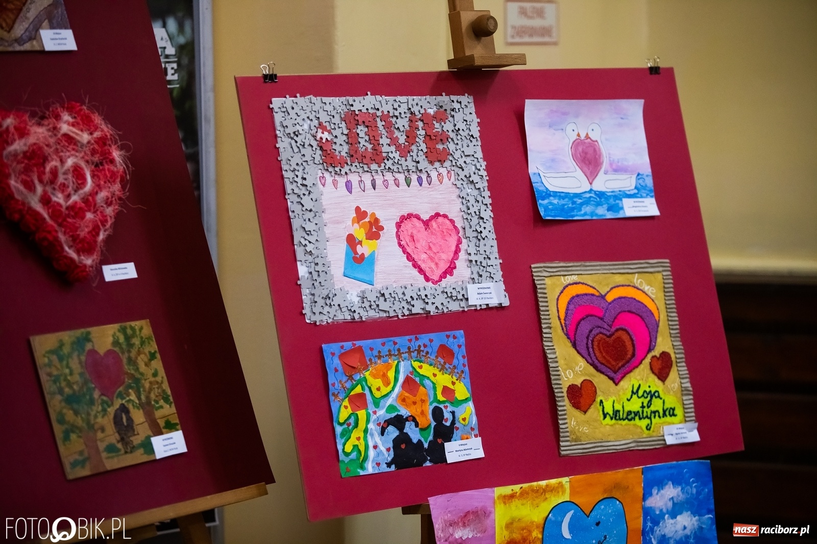Zdjęcie w galerii na portalu naszraciborz.pl: Rozstrzygnięcie Powiatowego Konkursu Plastycznego Moja Walentynka wiadomości z regionu