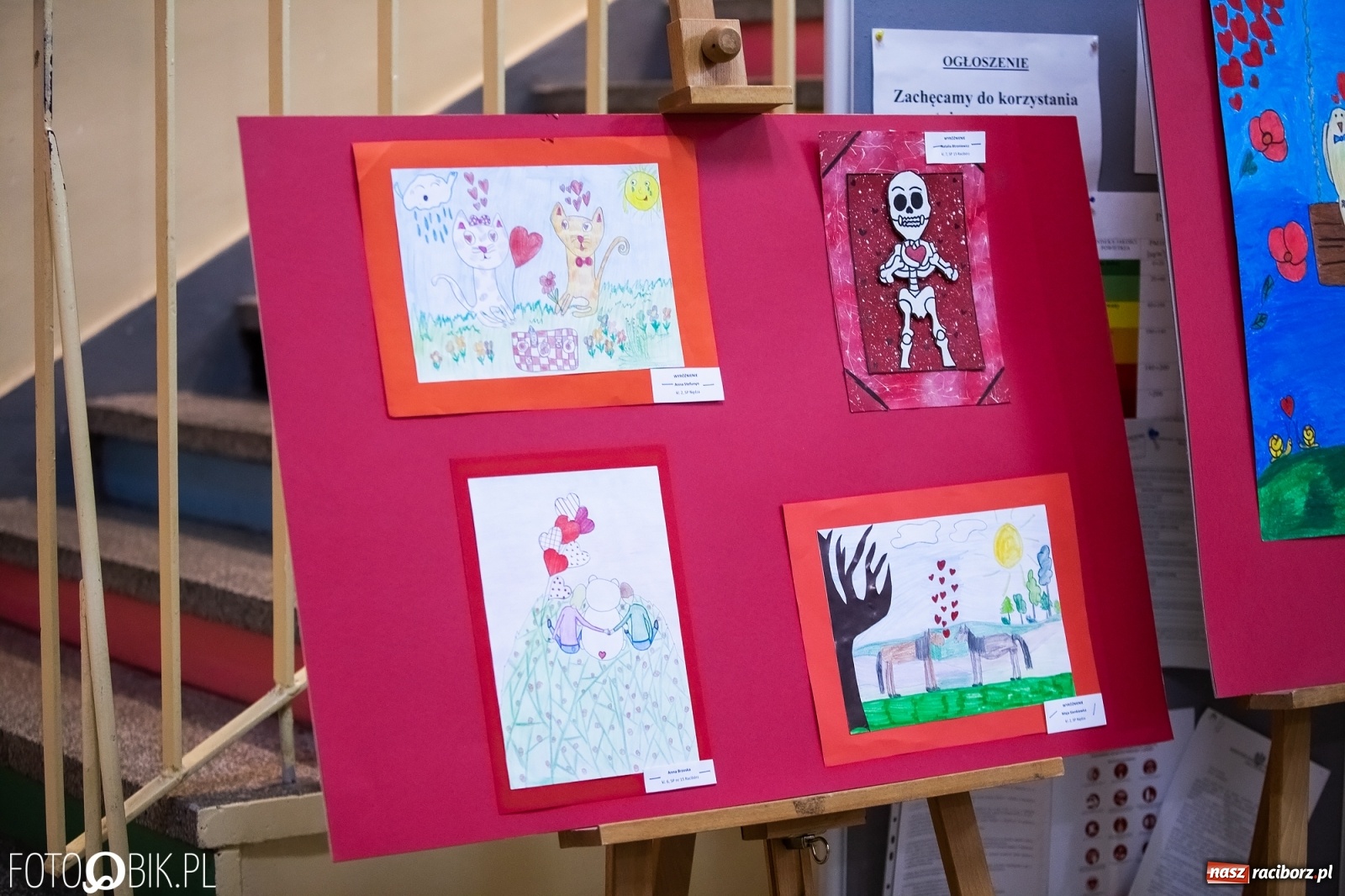 Zdjęcie w galerii na portalu naszraciborz.pl: Rozstrzygnięcie Powiatowego Konkursu Plastycznego Moja Walentynka wiadomości z regionu