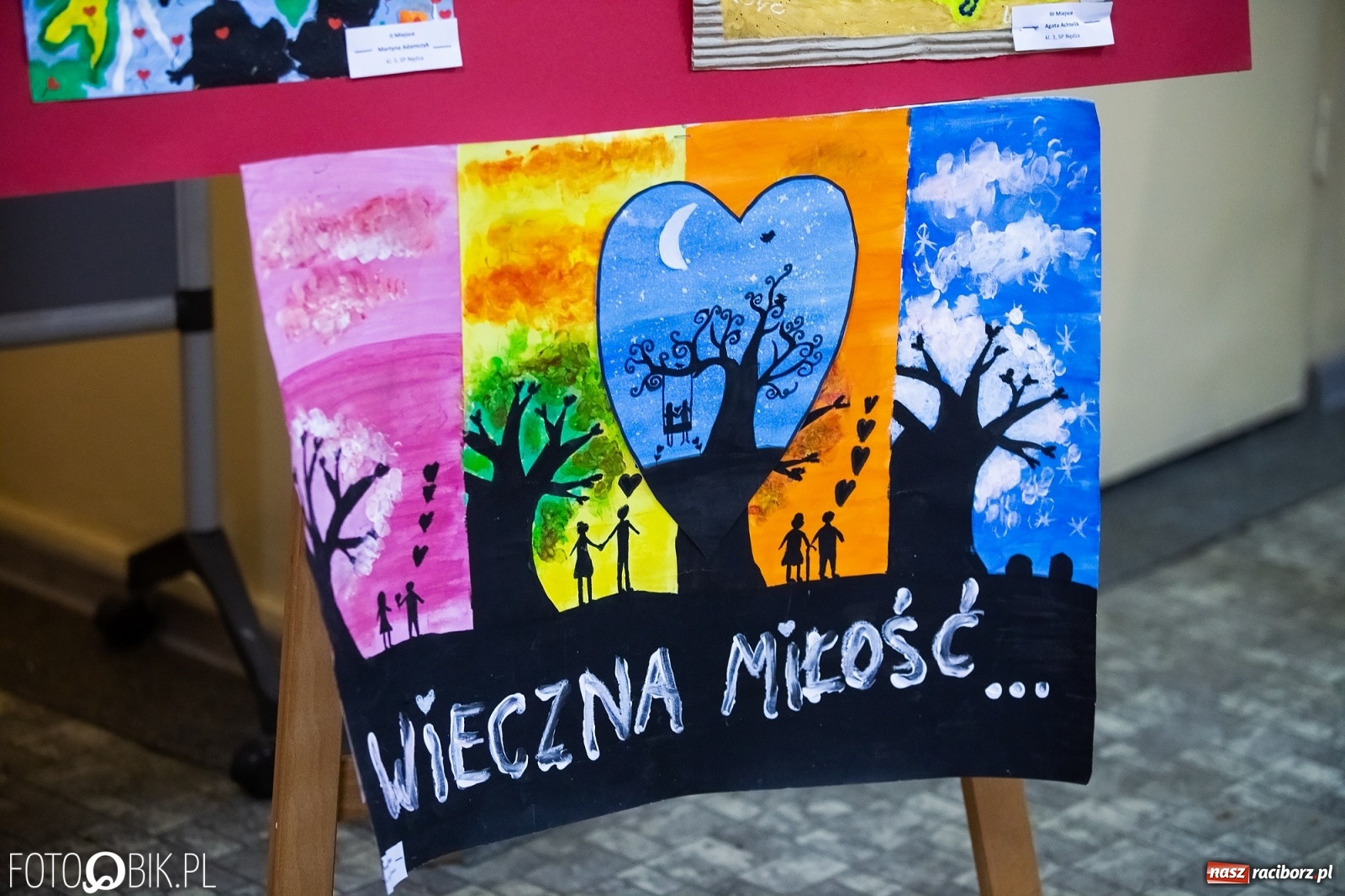 Zdjęcie w galerii na portalu naszraciborz.pl: Rozstrzygnięcie Powiatowego Konkursu Plastycznego Moja Walentynka wiadomości z regionu